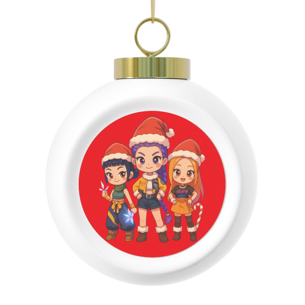 Kpop Demon Hunter Christmas Ball Ornament