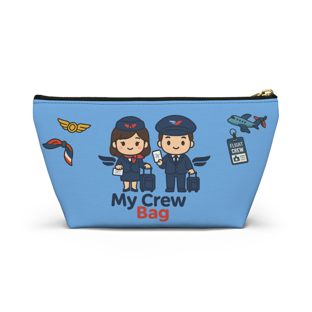Flight Crew Accessory Pouch w T-bottom