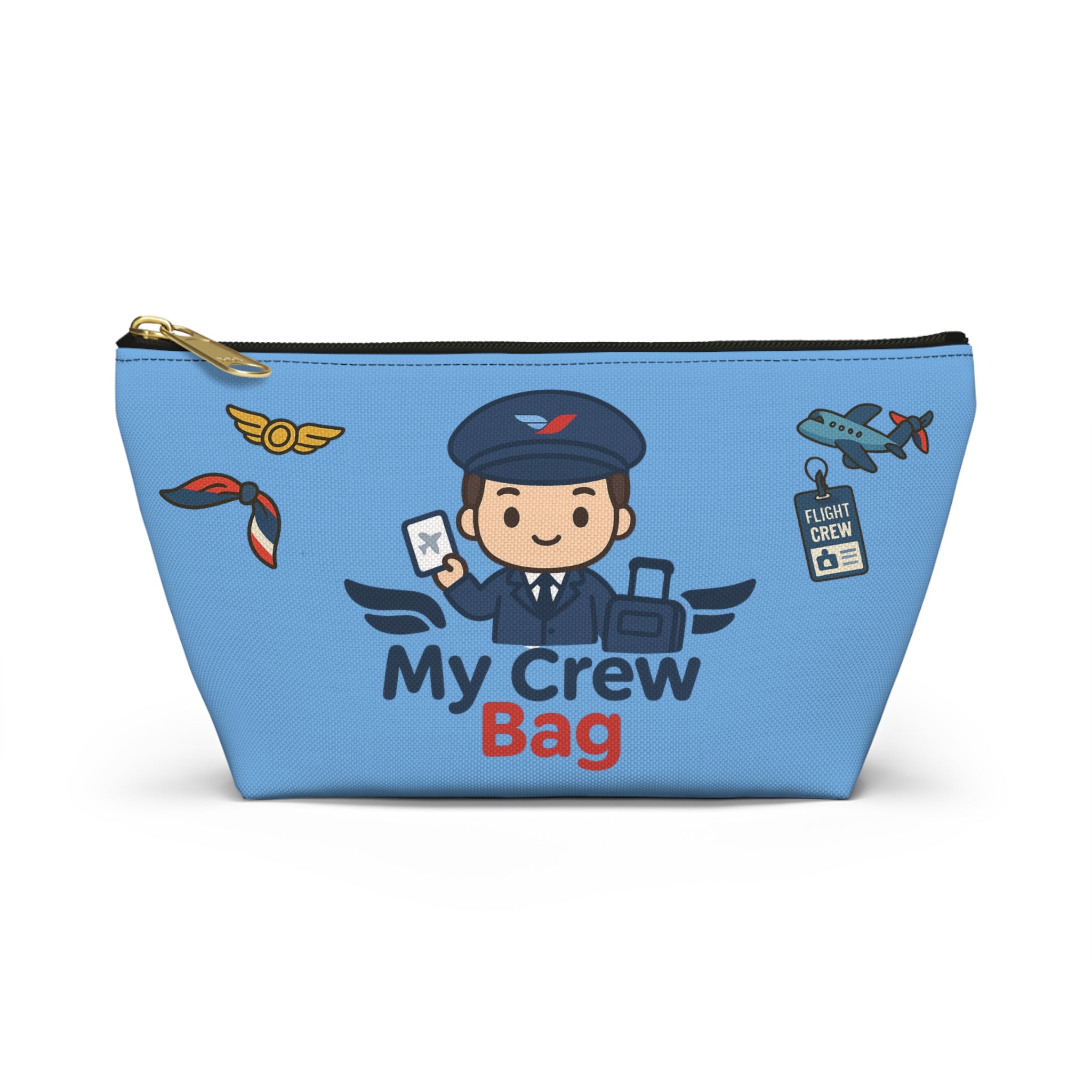 Flight Crew Accessory Pouch w T-bottom