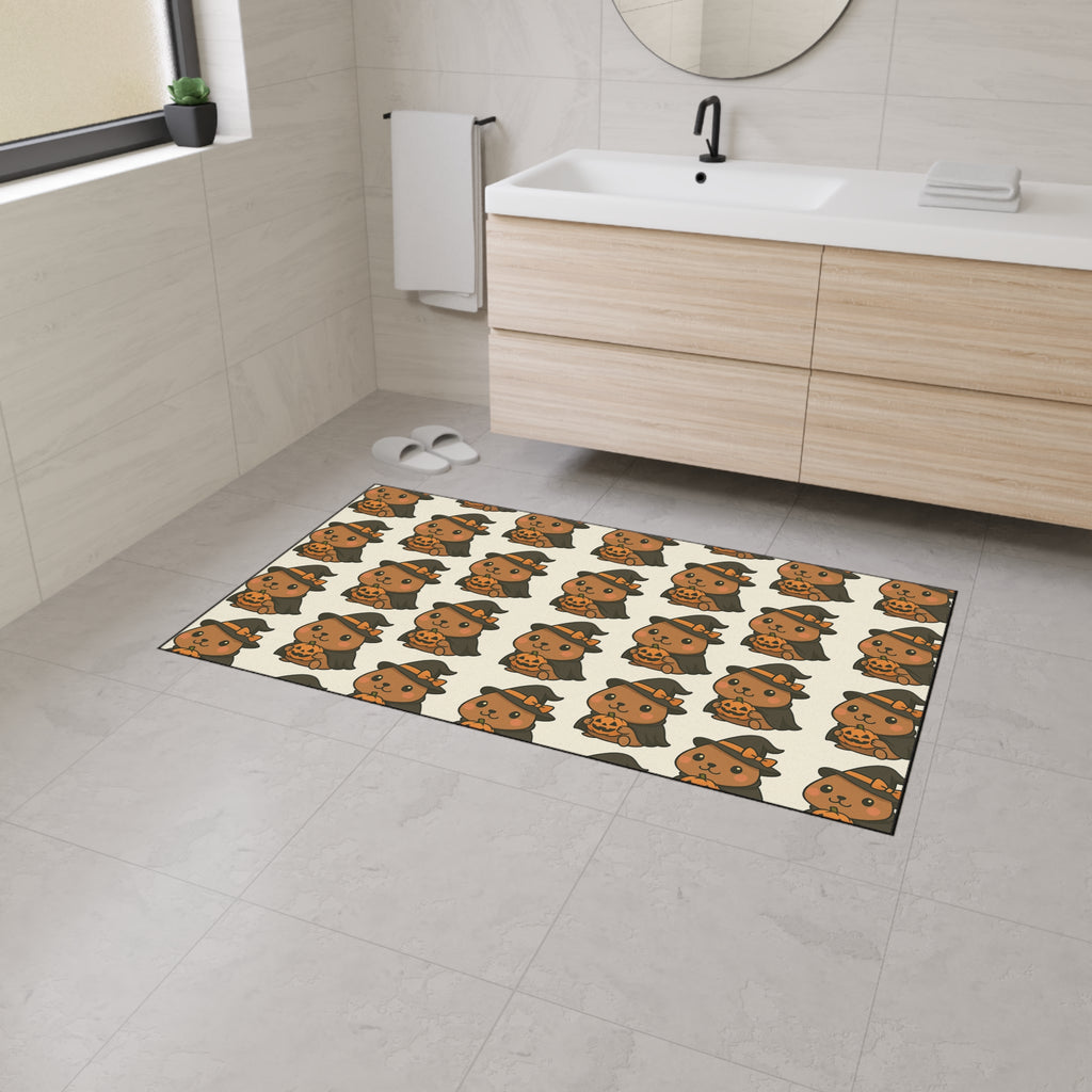 Capybara Halloween Heavy Duty Floor Mat