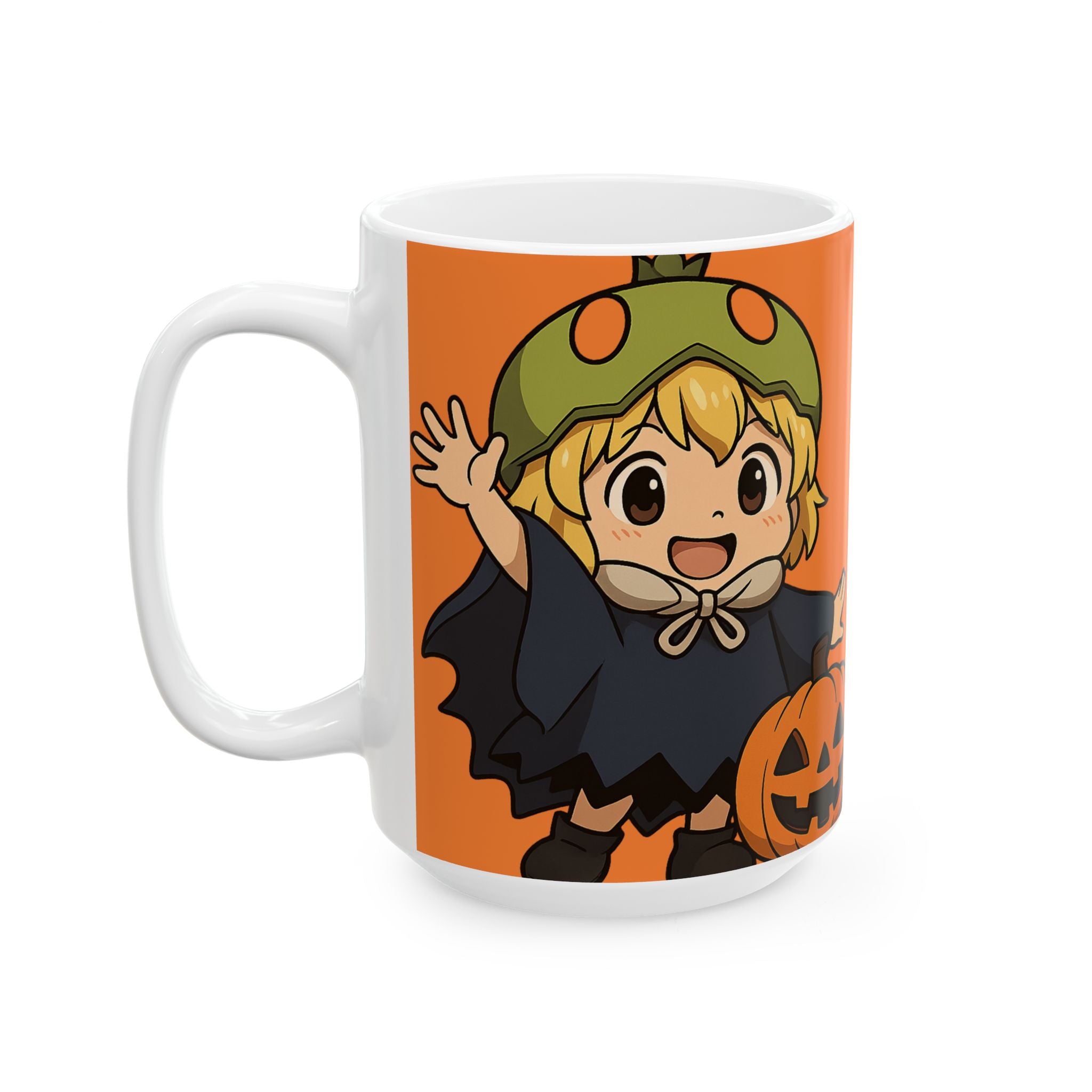 Dr Stone Anime Halloween Suica Ceramic Mug, (11oz, 15oz)