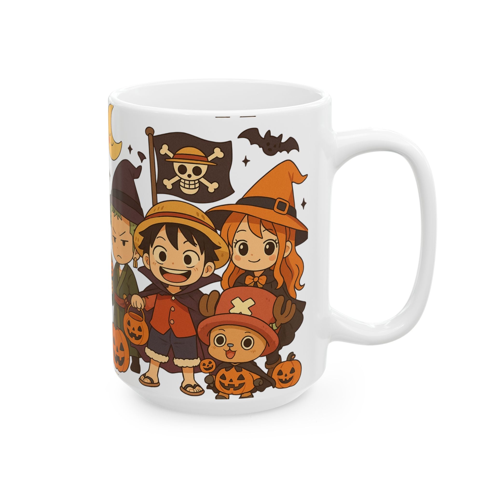 Halloween Anime Ceramic Mug, (11oz, 15oz)