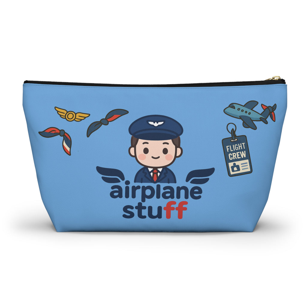 Flight Crew Accessory Pouch w T-bottom