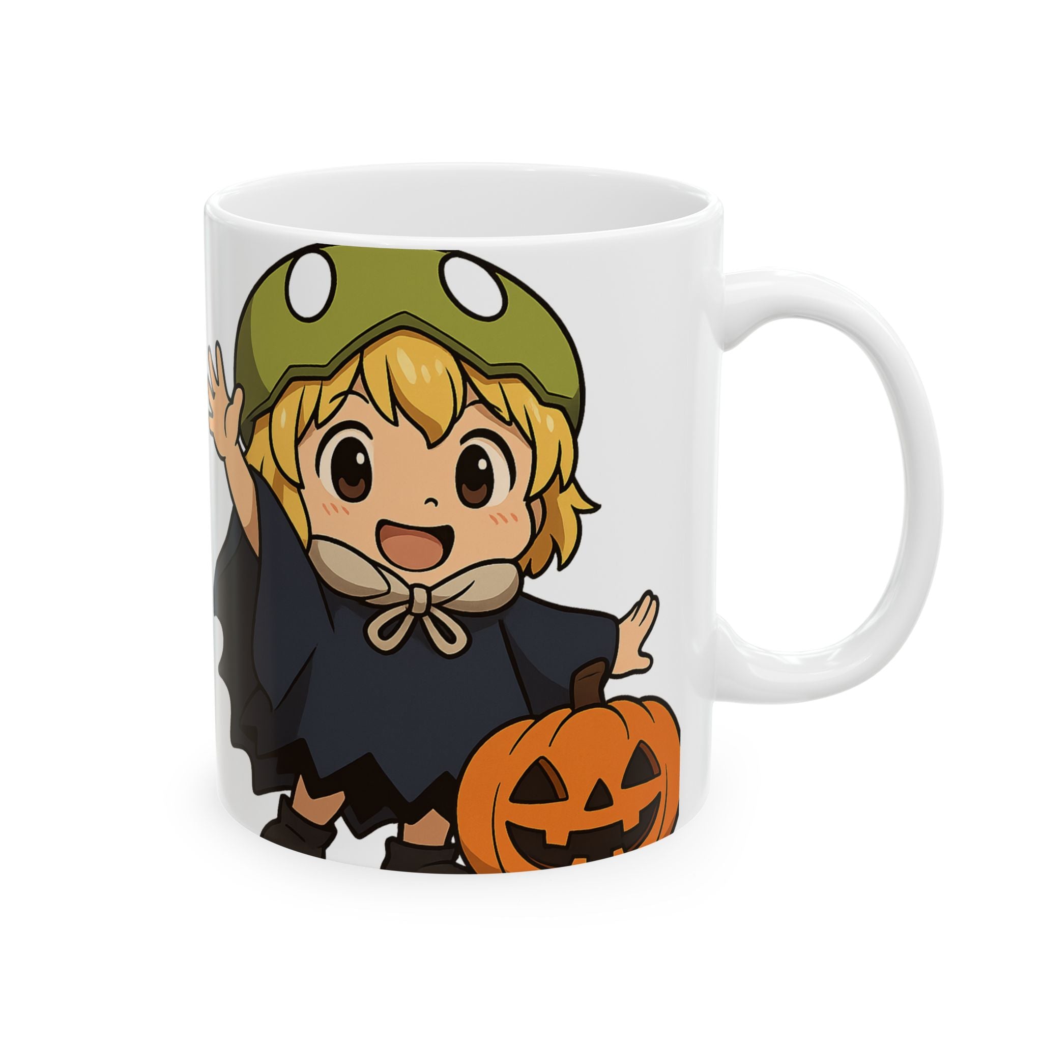 Dr Stone Anime Halloween Suica Ceramic Mug, (11oz, 15oz)