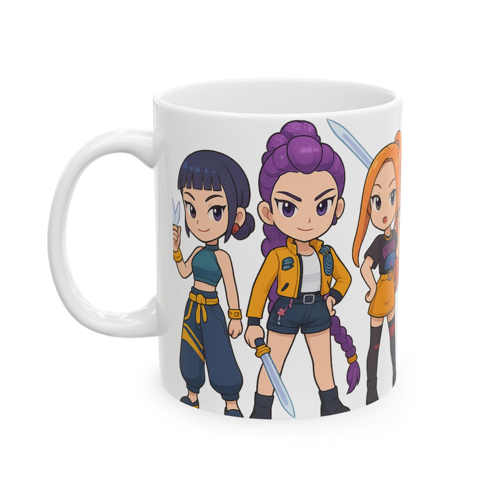 Kpop Demon hunters Ceramic Mug, (11oz, 15oz)