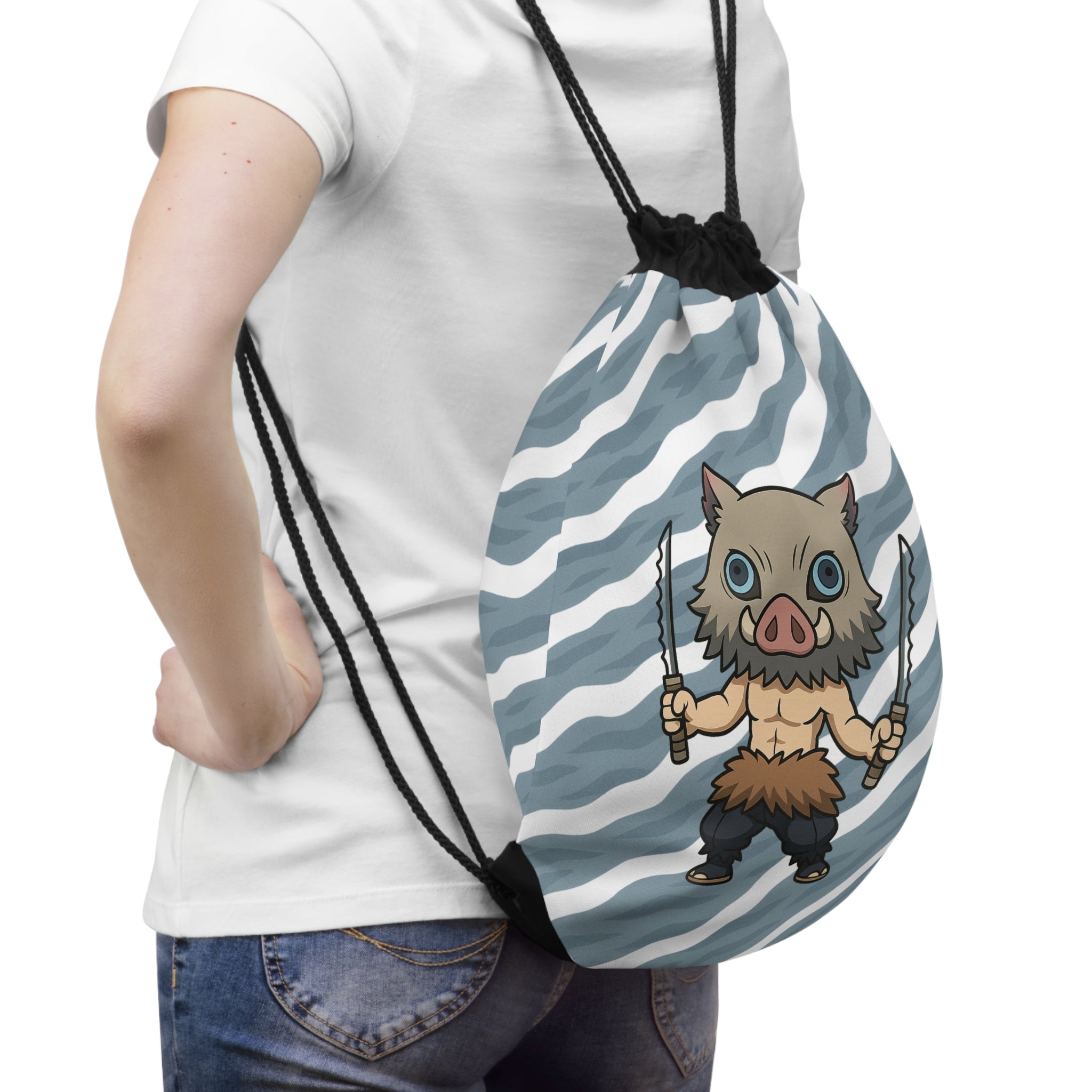 Demon Slayer Drawstring Bag