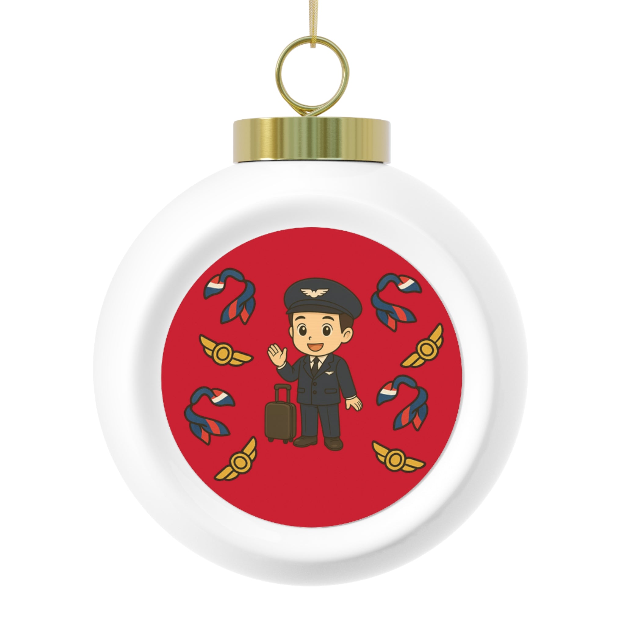 Flight  Crew Ball Ornament