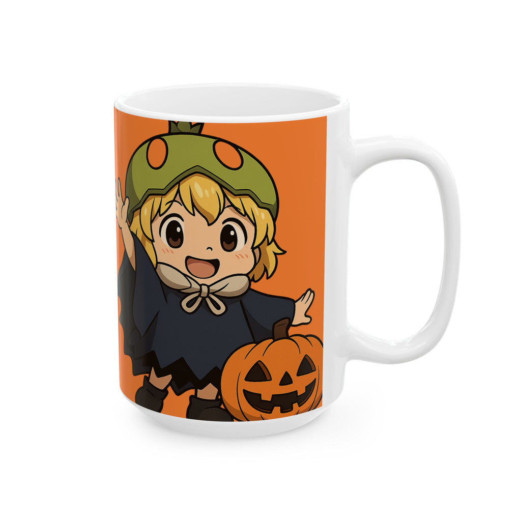 Dr Stone Anime Halloween Suica Ceramic Mug, (11oz, 15oz)