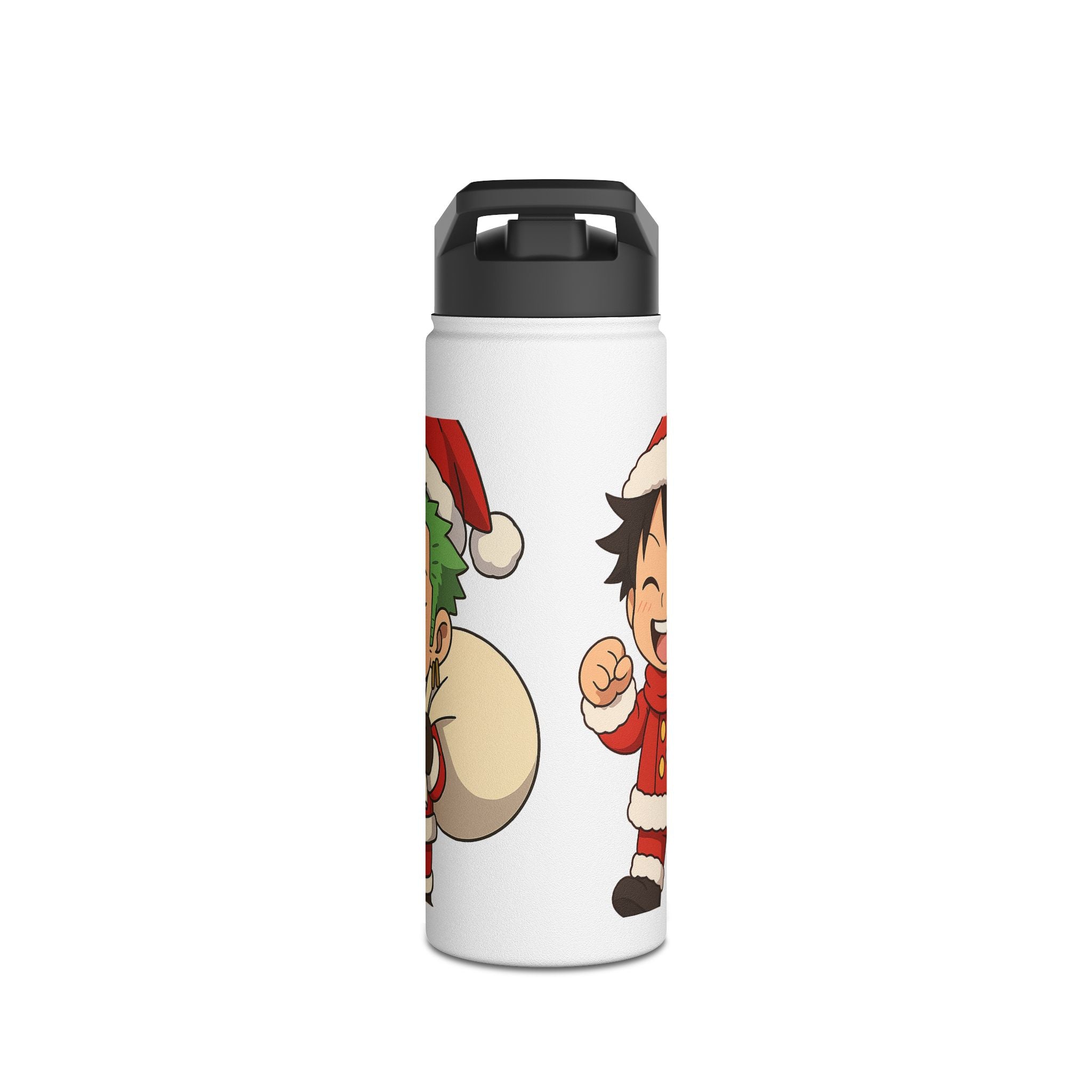 One Piece Anime Stainless Steel Water Bottle, Standard Lid ( Solo Leveling)