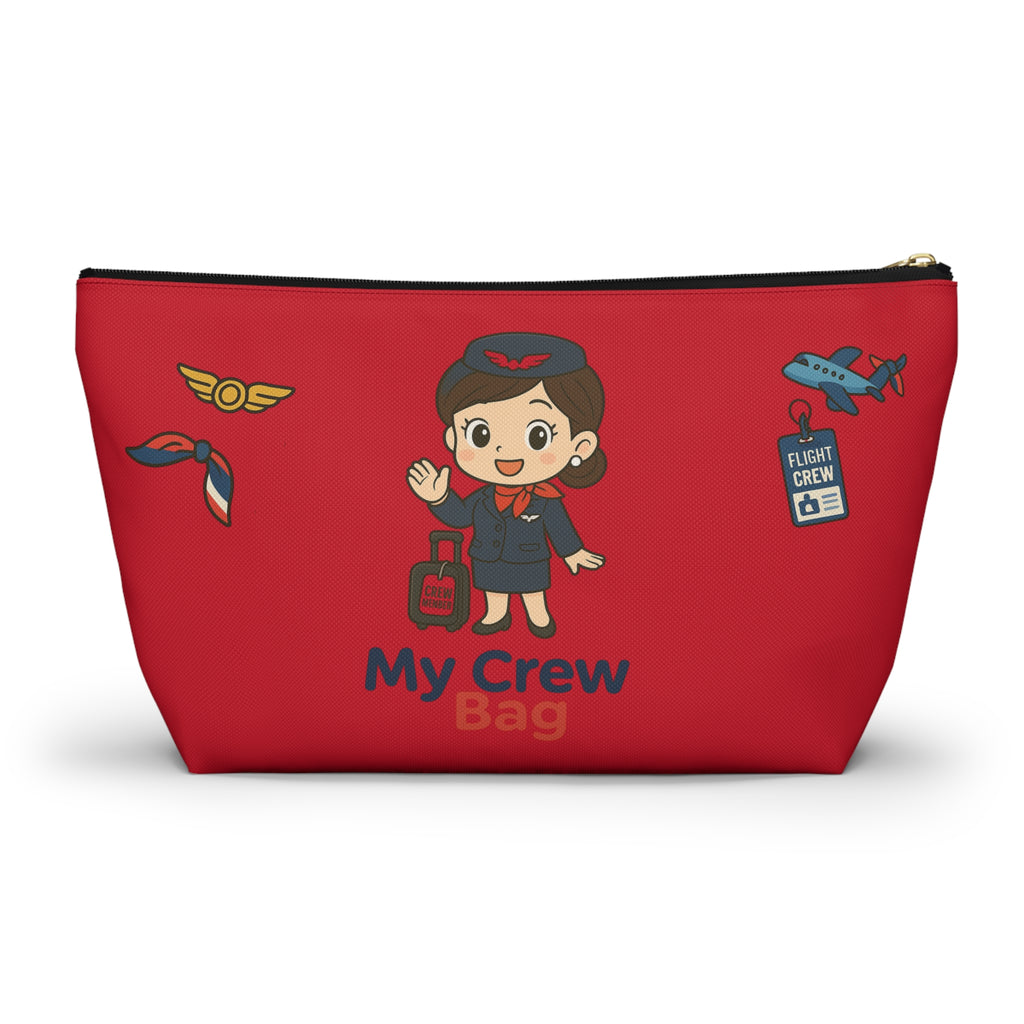 Flight Crew Accessory Pouch w T-bottom