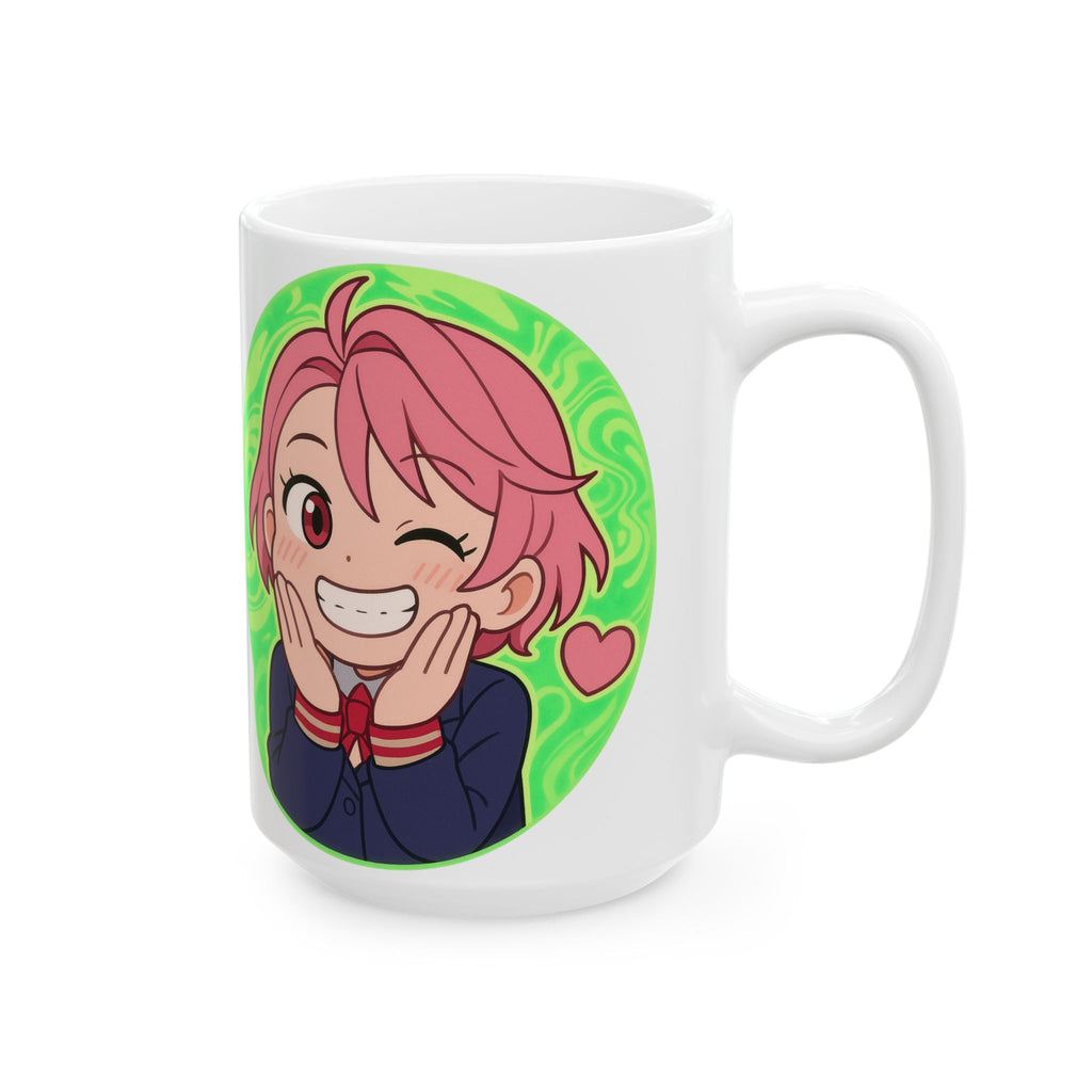 Dandadan Anime Ceramic Mug, (11oz, 15oz)