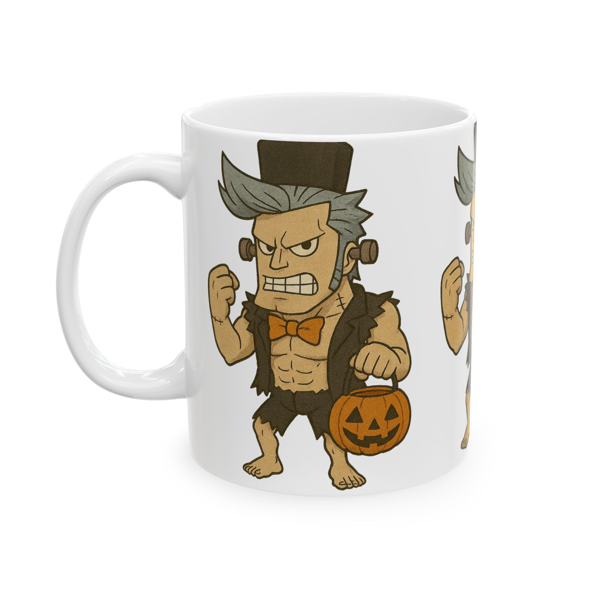 Halloween Franky Anime Ceramic Mug, (11oz, 15oz)