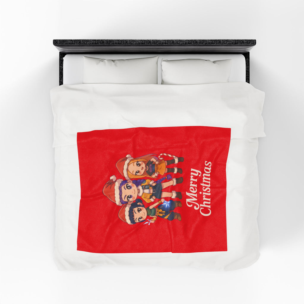 Kpop Demon Hunter Christmas Velveteen Plush Blanket