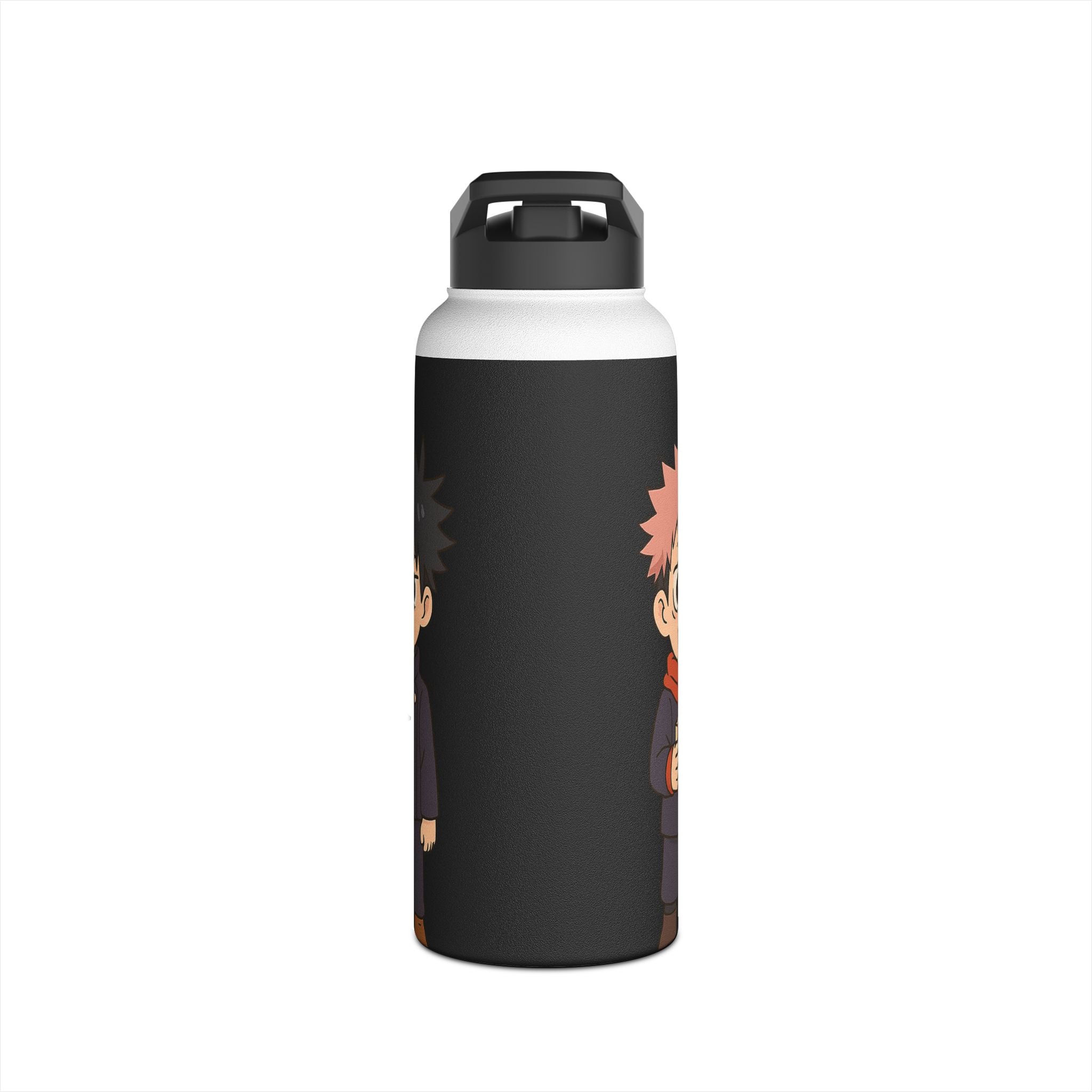 Jujutsu Kaisen Anime Stainless Steel Water Bottle, Standard Lid ( Solo Leveling)