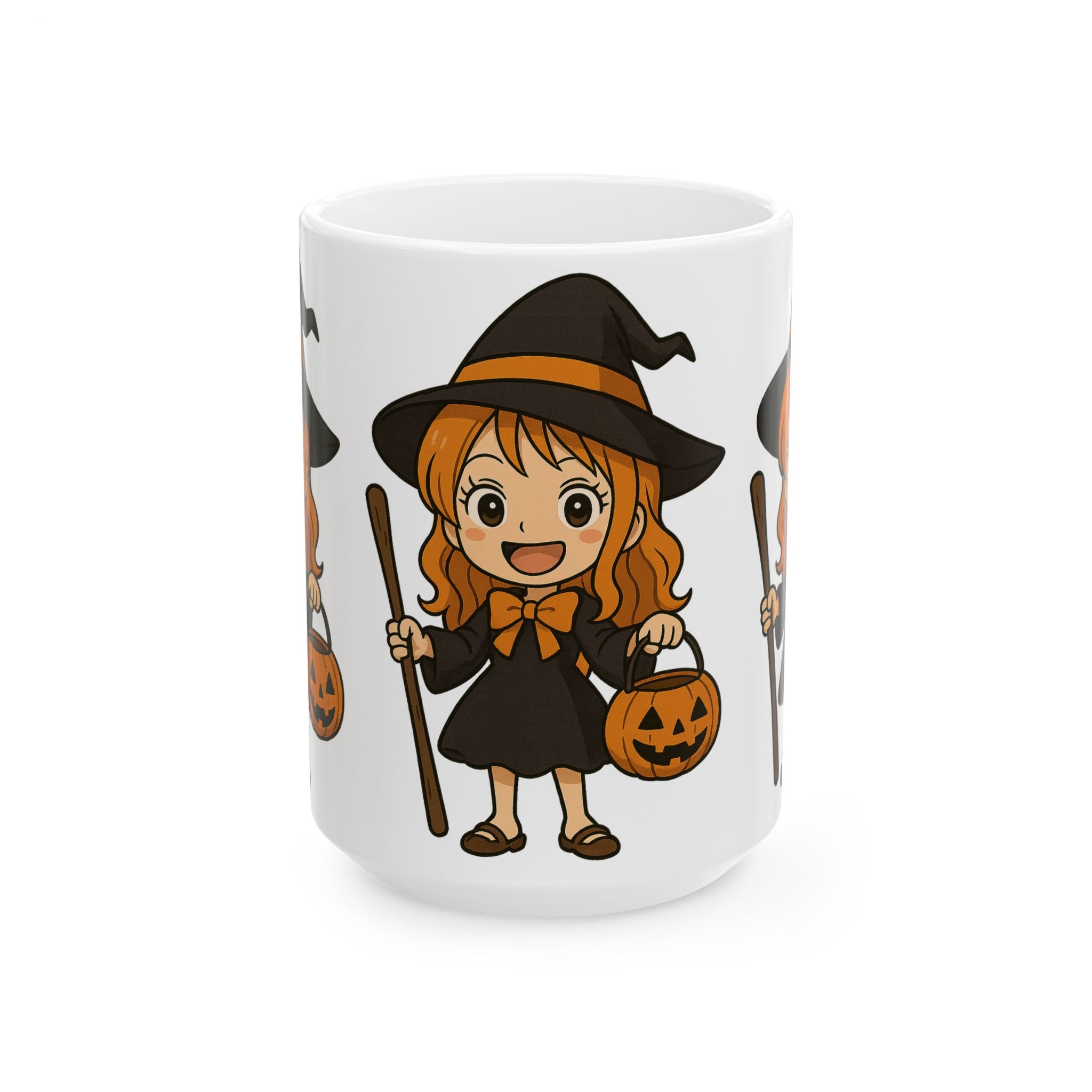 Halloween Nami Anime Ceramic Mug, (11oz, 15oz)