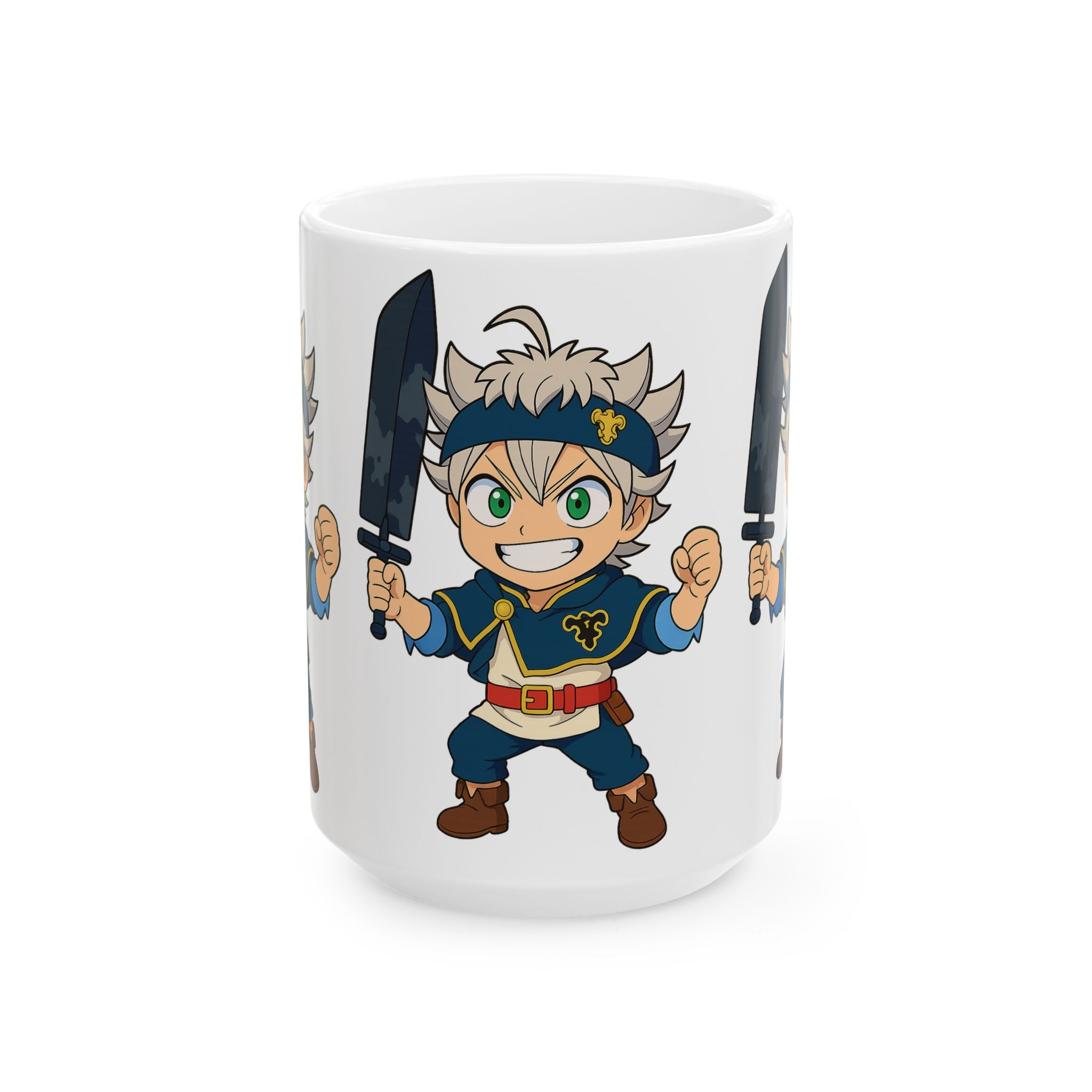 Black Clover Anime Ceramic Mug, (11oz, 15oz)