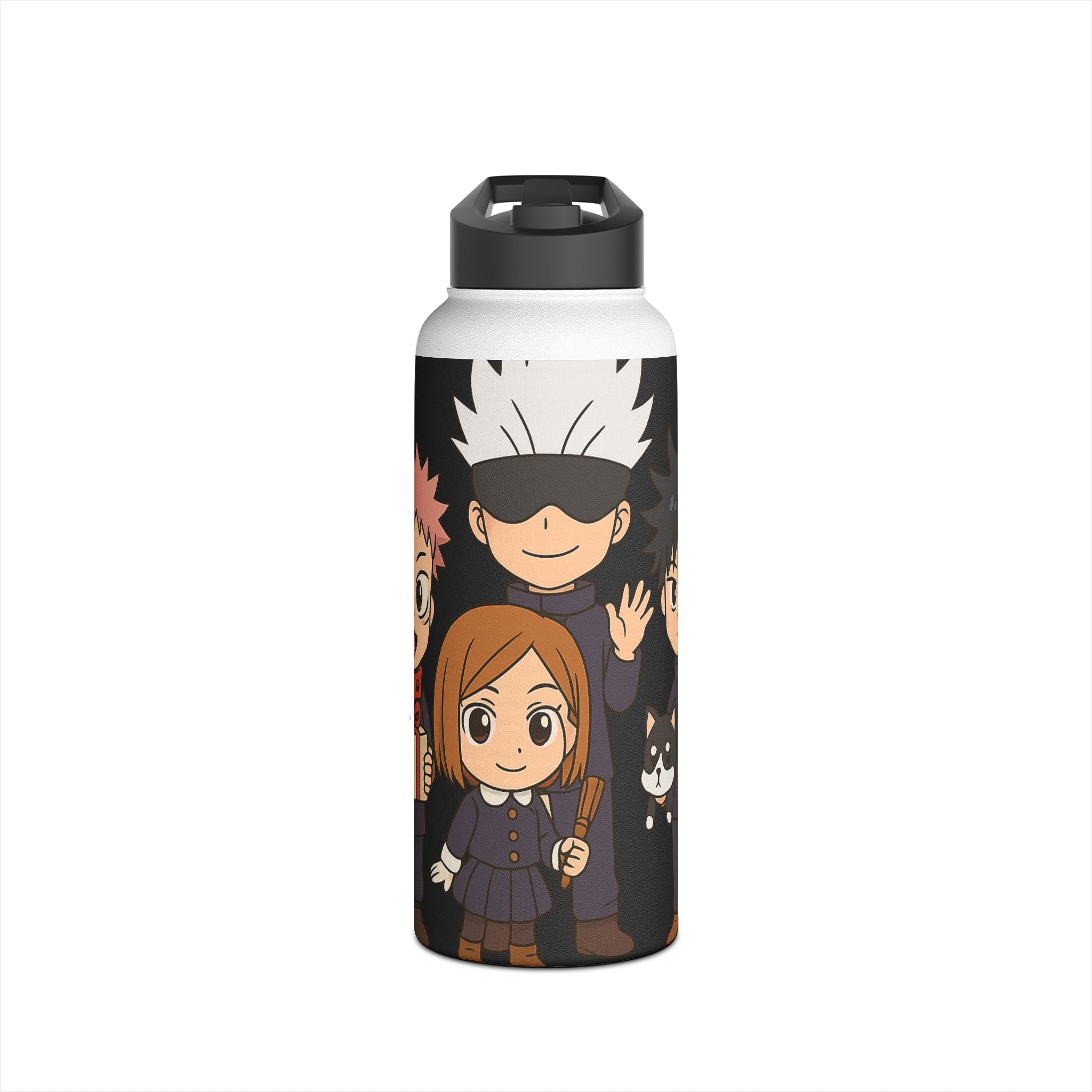 Jujutsu Kaisen Anime Stainless Steel Water Bottle, Standard Lid ( Solo Leveling)