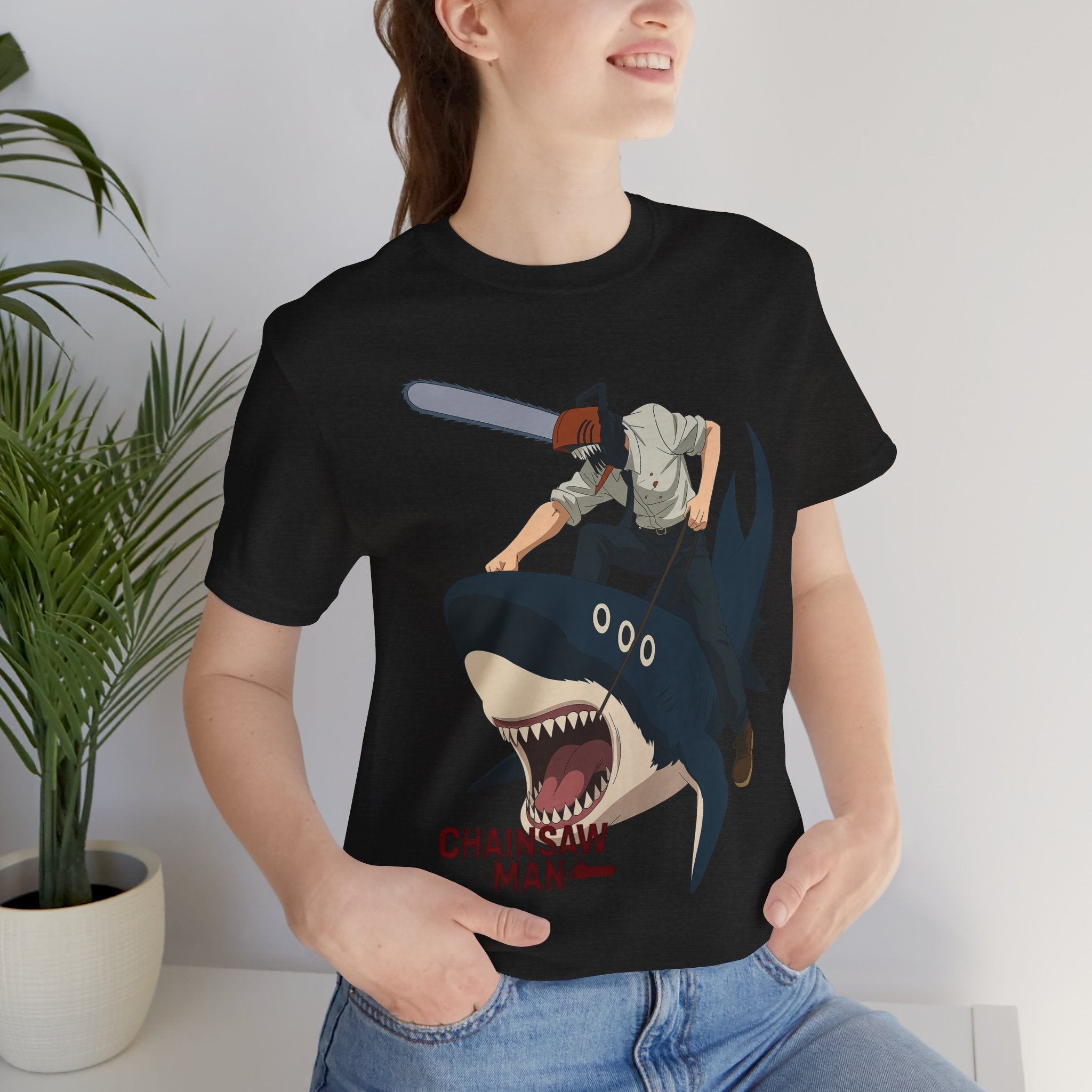 Chainsaw Man  Unisex Jersey Short Sleeve Tee