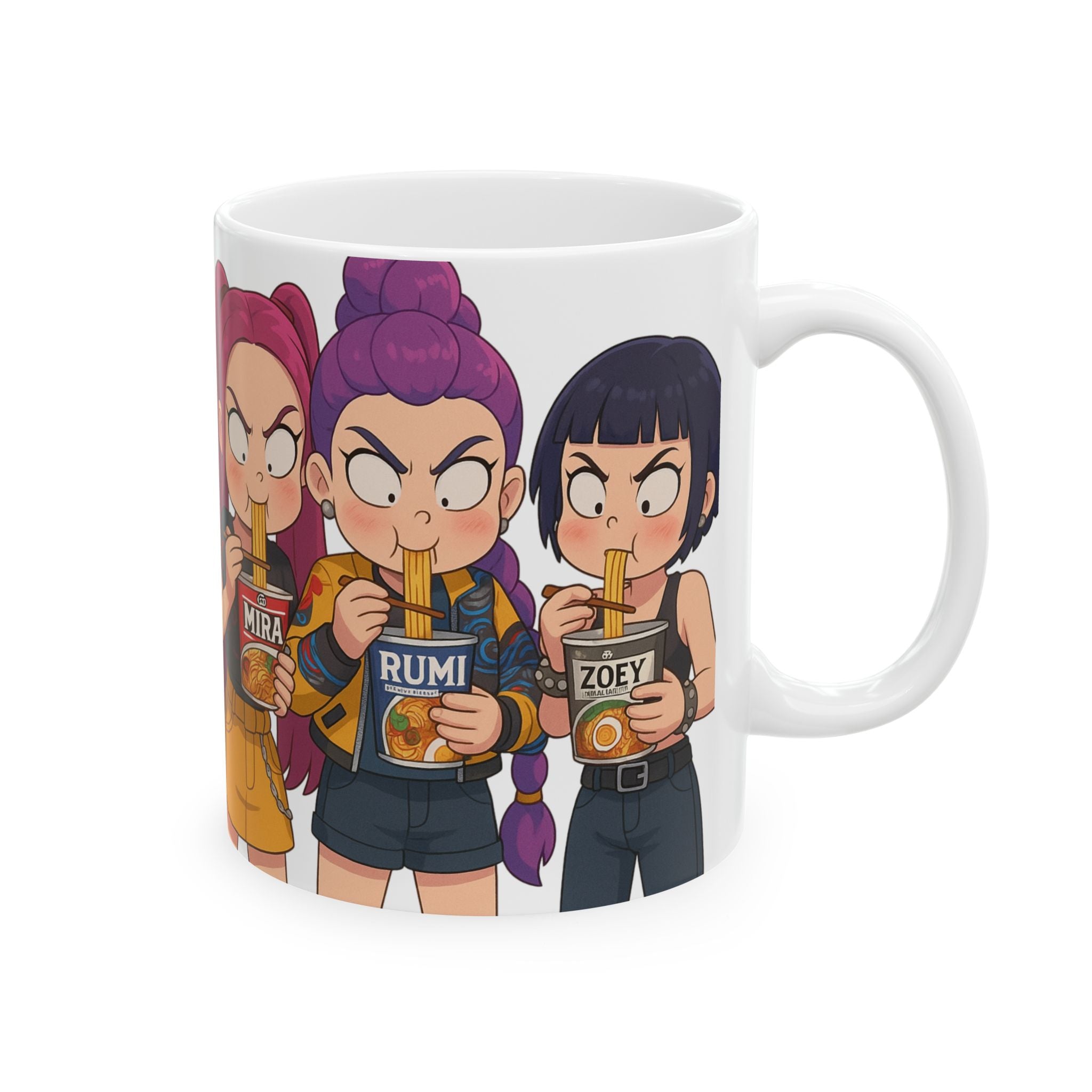Kpop Hunter Anime Ceramic Mug, (11oz, 15oz)