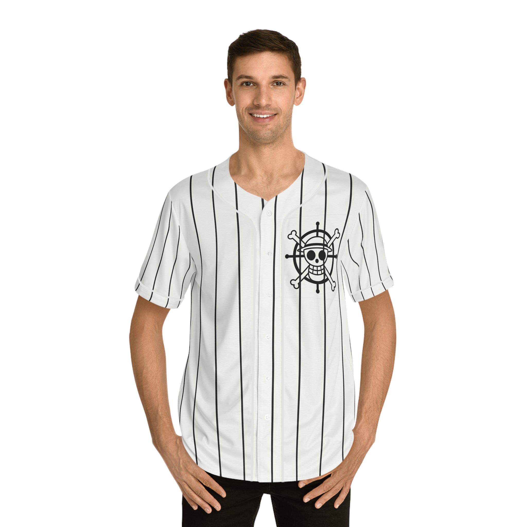 Straw Hat Baseball Jersey, Sport Shirt, Japanese Baseball Top