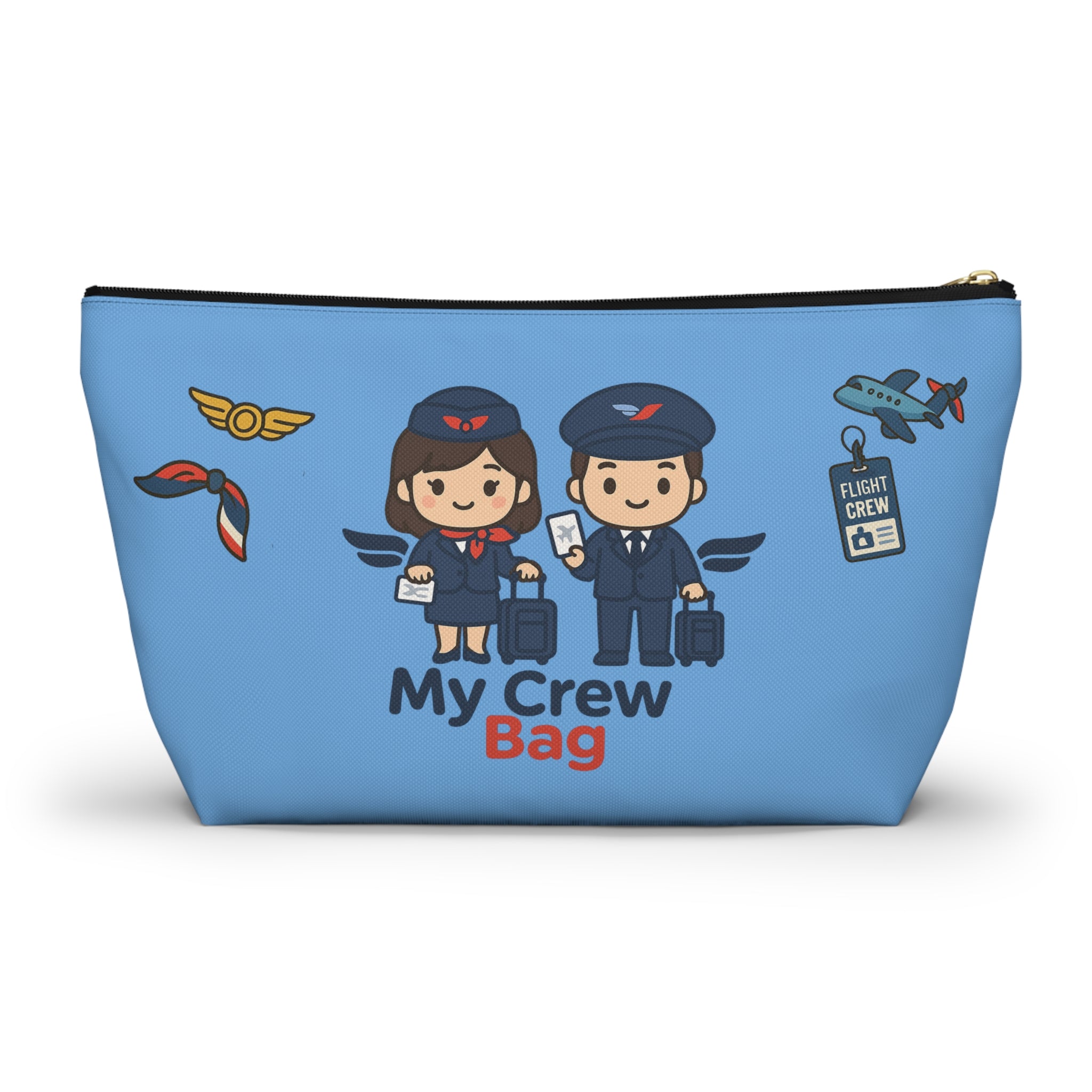 Flight Crew Accessory Pouch w T-bottom