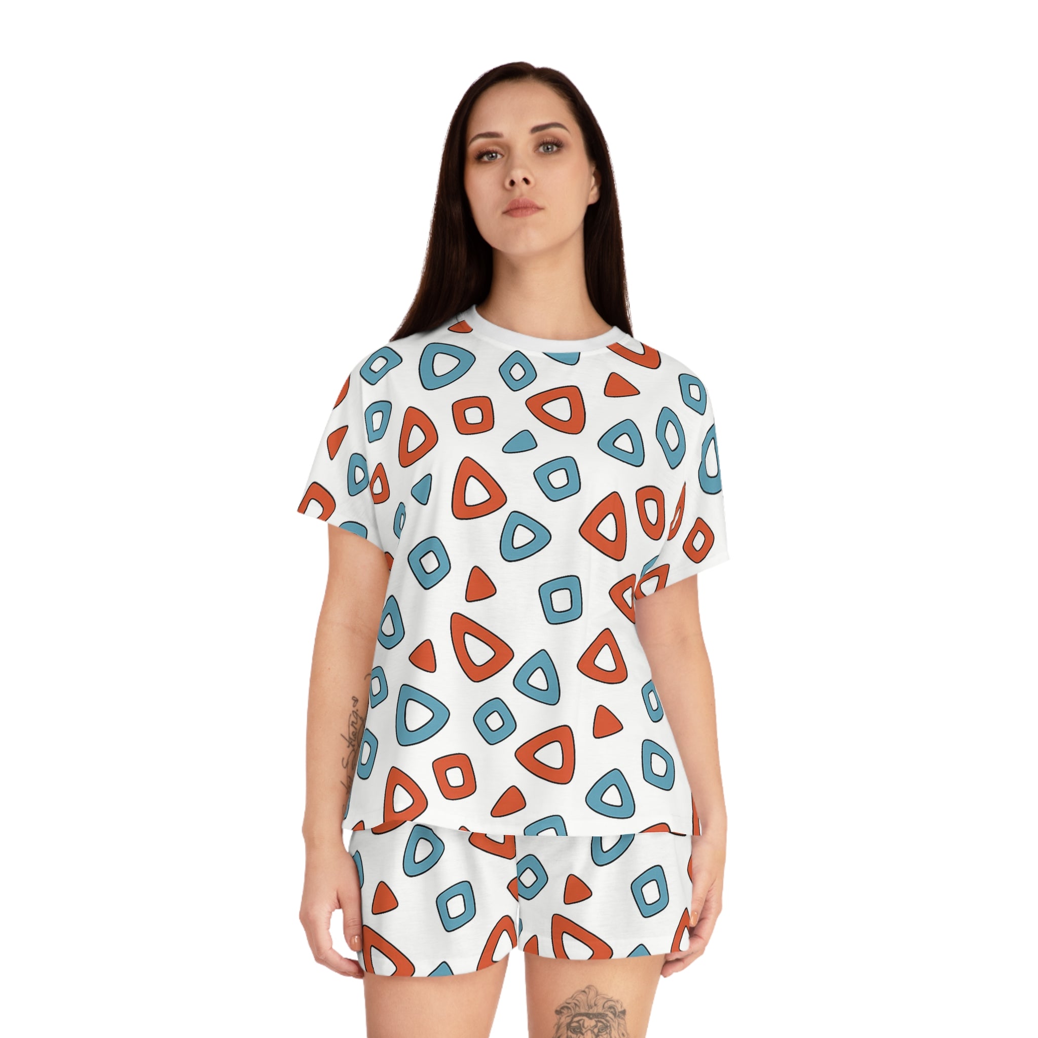 Anime Women's Short Pajama Set