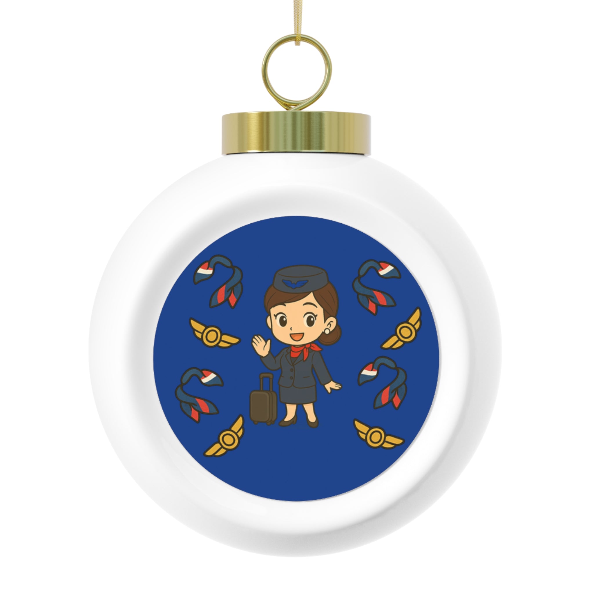 Flight  Crew Ball Ornament