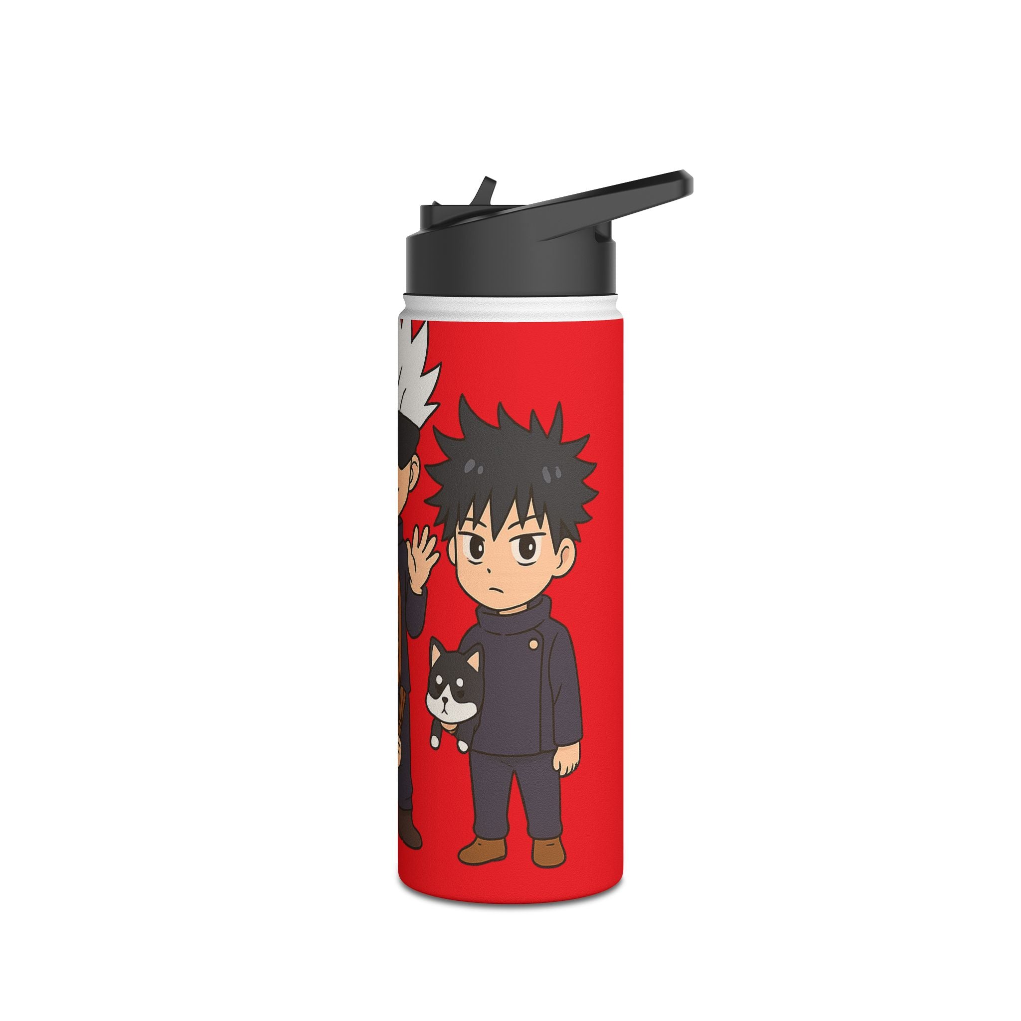 Jujutsu Kaisen Anime Stainless Steel Water Bottle, Standard Lid ( Solo Leveling)