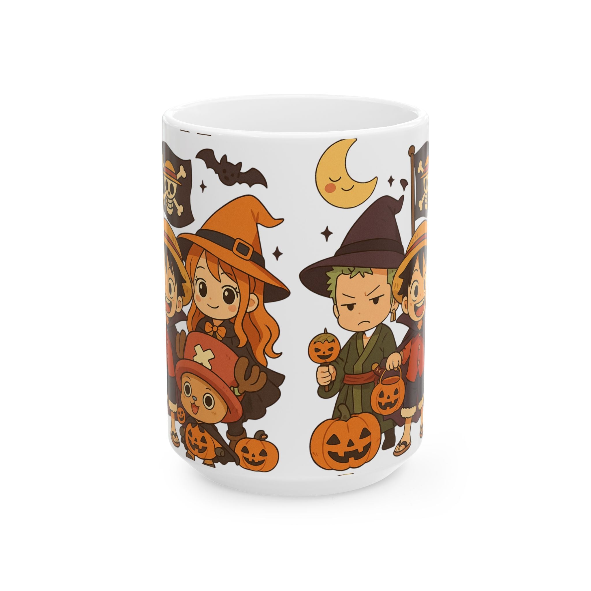 Halloween Anime Ceramic Mug, (11oz, 15oz)