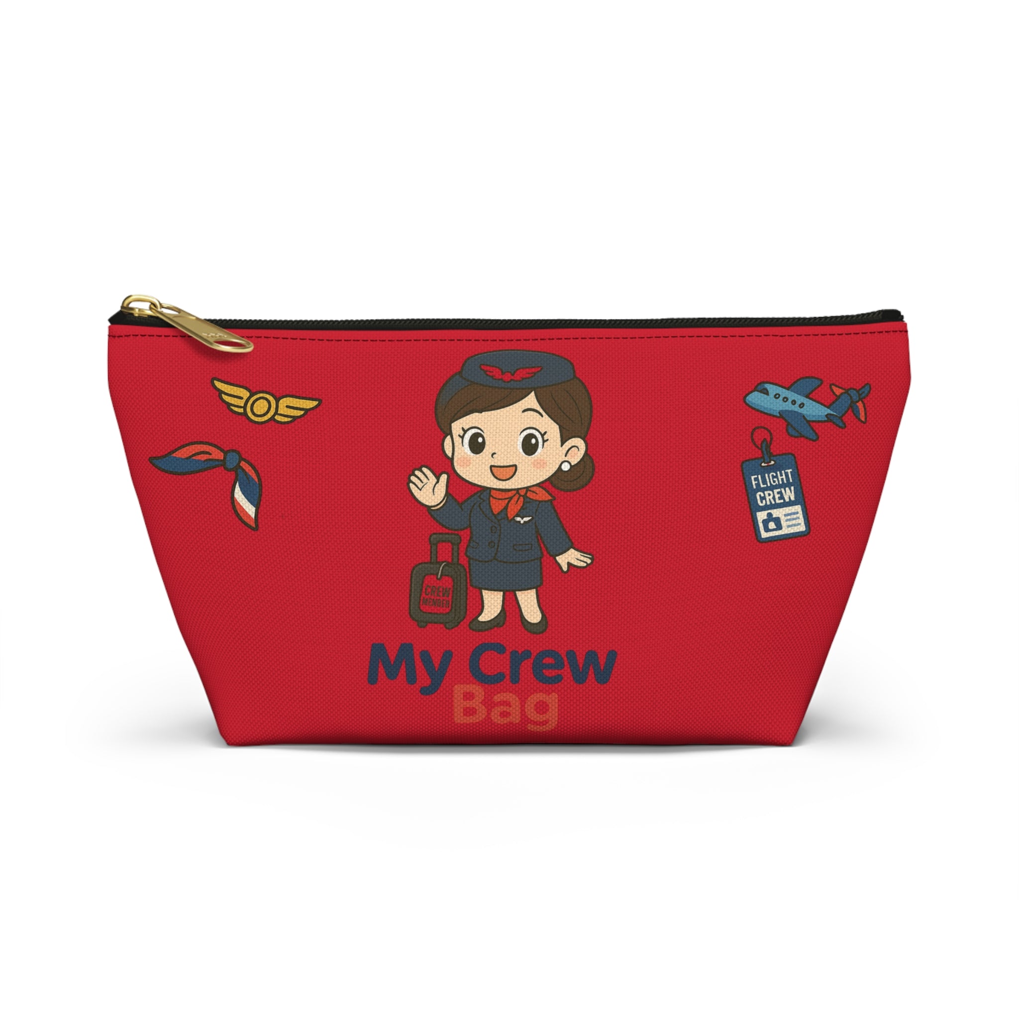 Flight Crew Accessory Pouch w T-bottom