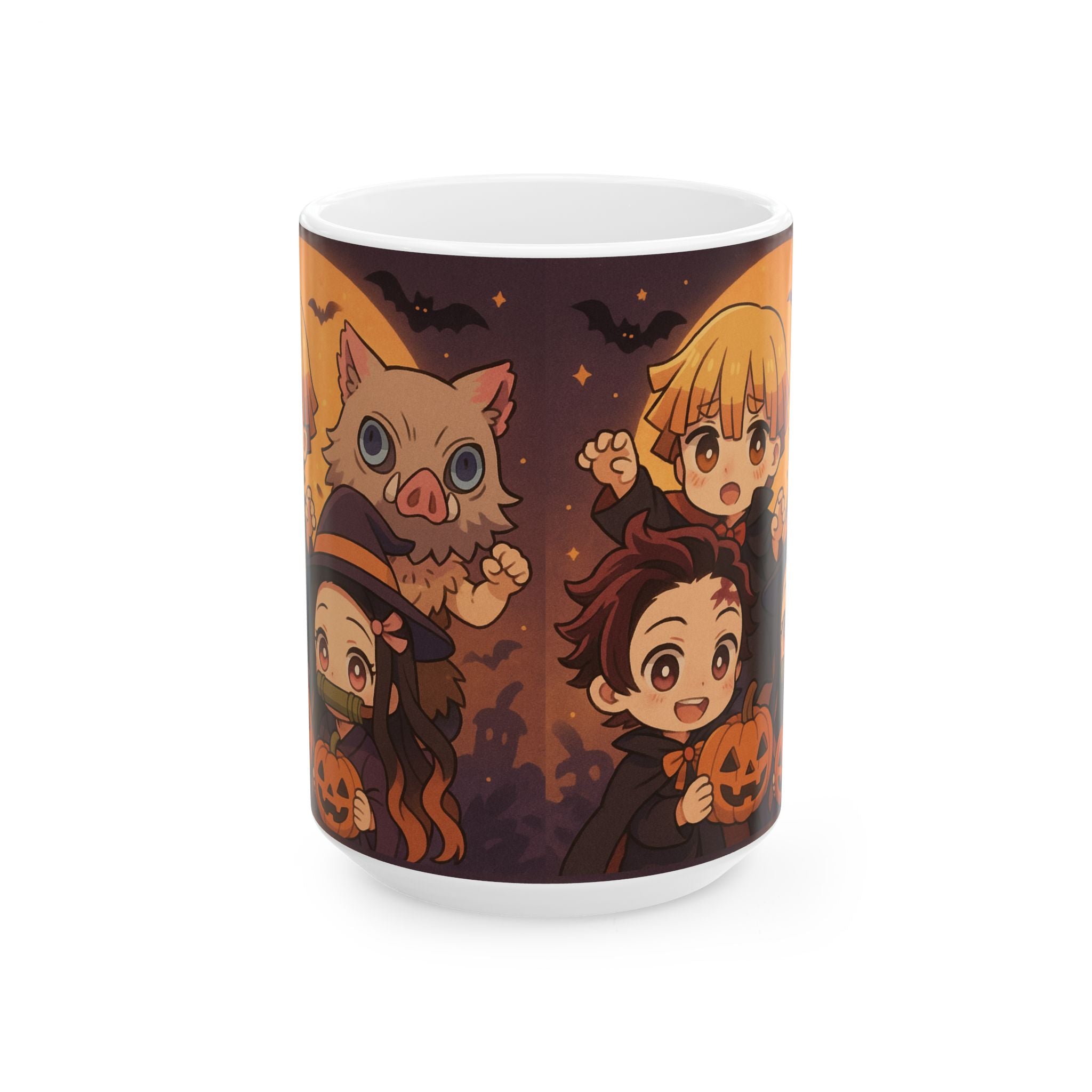 Anime Halloween Ceramic Mug, (11oz, 15oz)