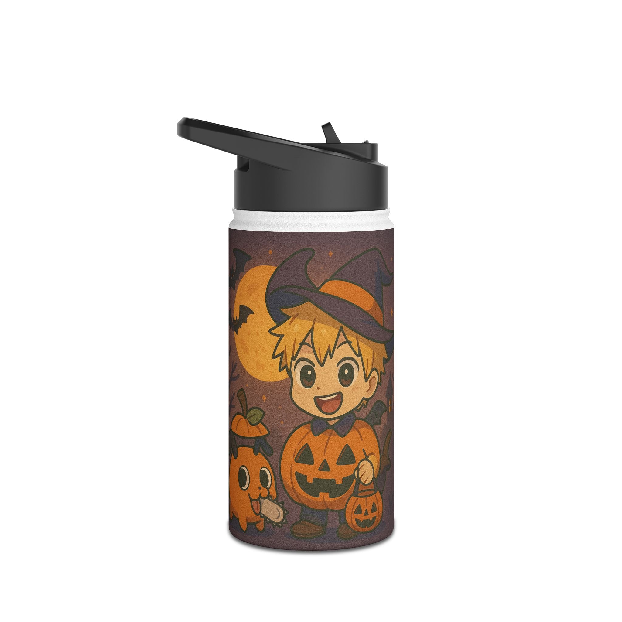 Anime Stainless Steel Water Bottle, Standard Lid