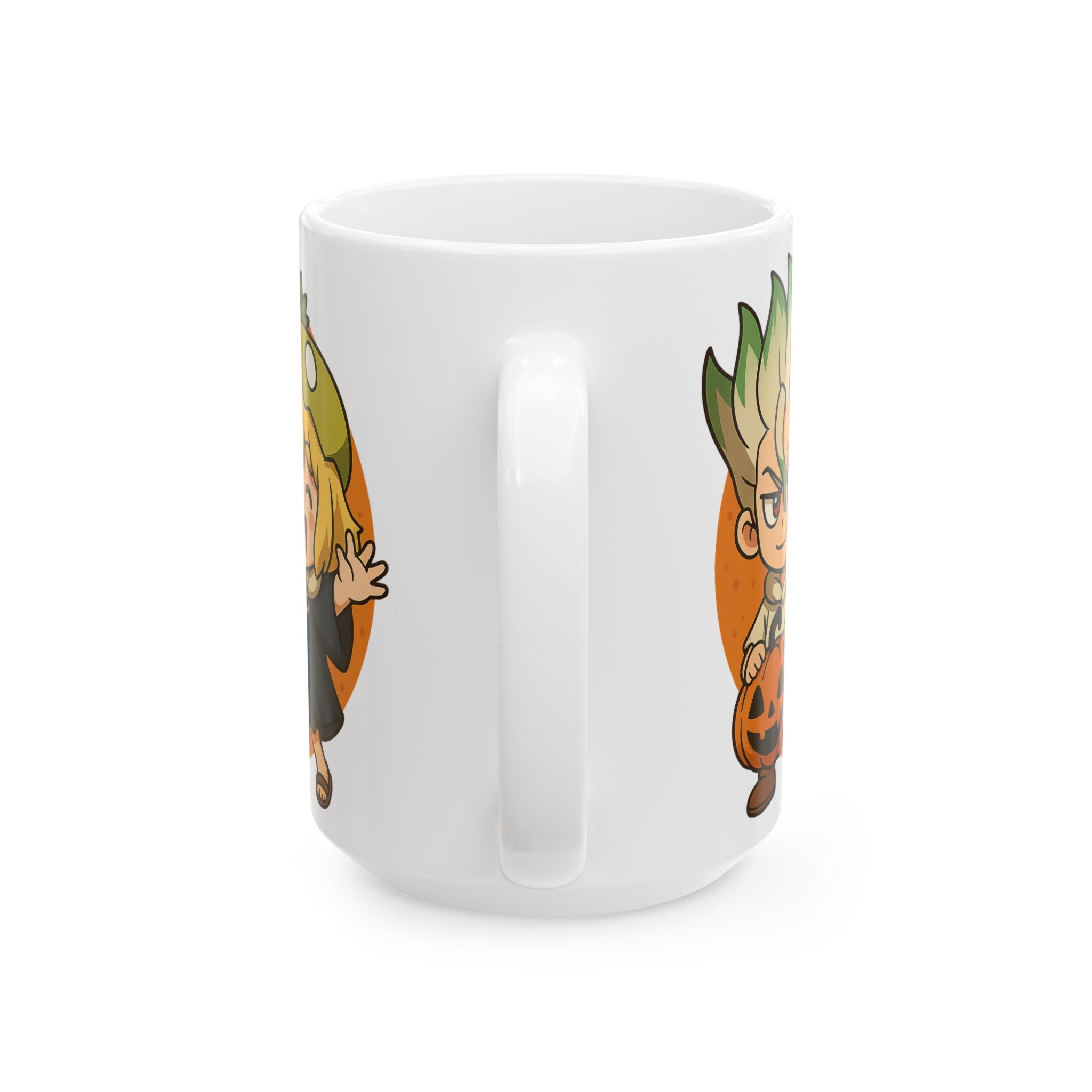 Dr Stone Anime Halloween Ceramic Mug, (11oz, 15oz)