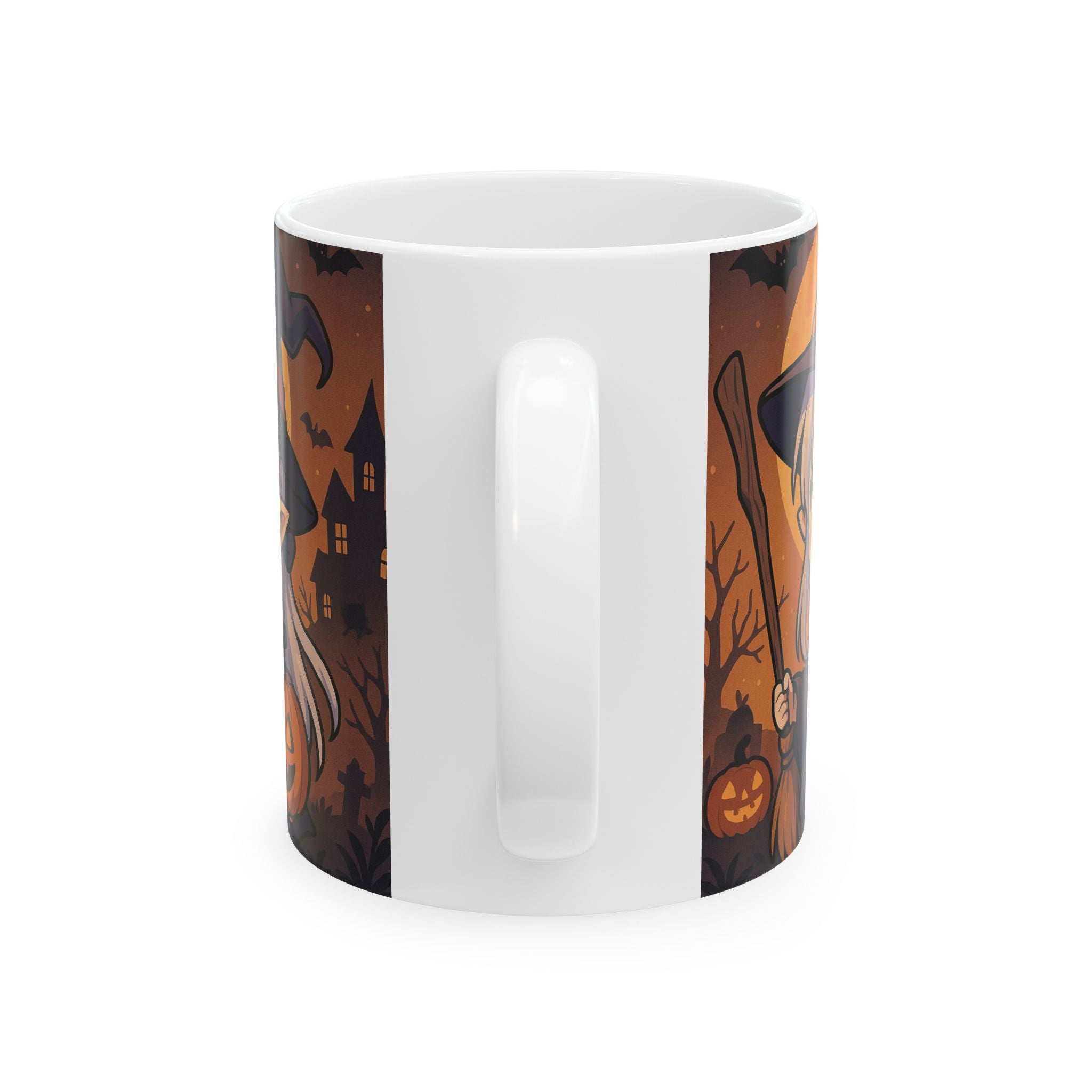 Frieren Anime Halloween Ceramic Mug, (11oz, 15oz)