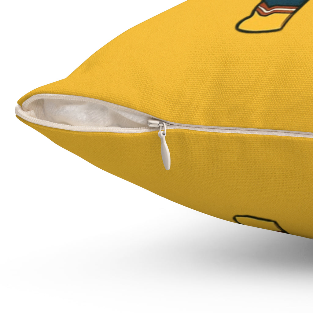 All Might Spun Polyester Square Pillow