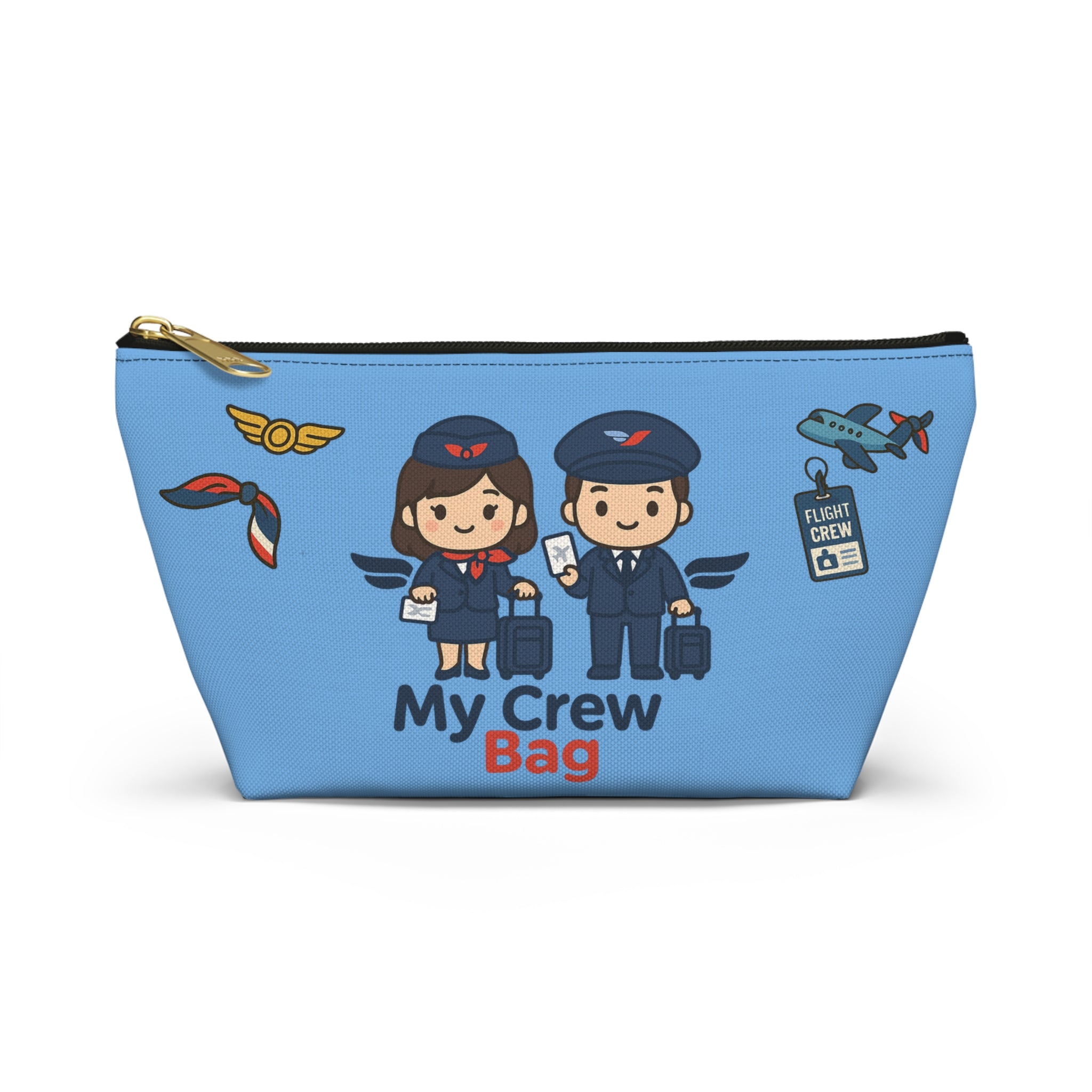 Flight Crew Accessory Pouch w T-bottom
