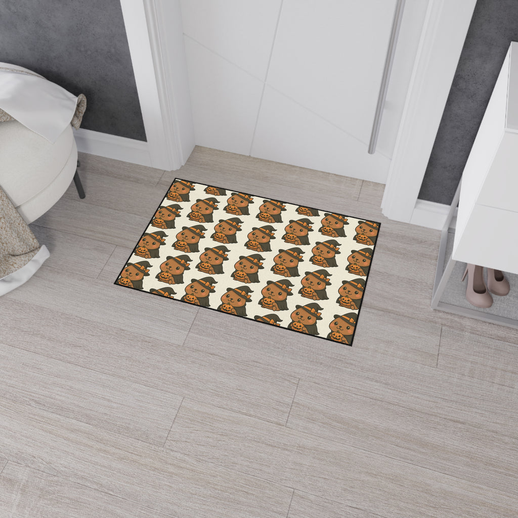 Capybara Halloween Heavy Duty Floor Mat