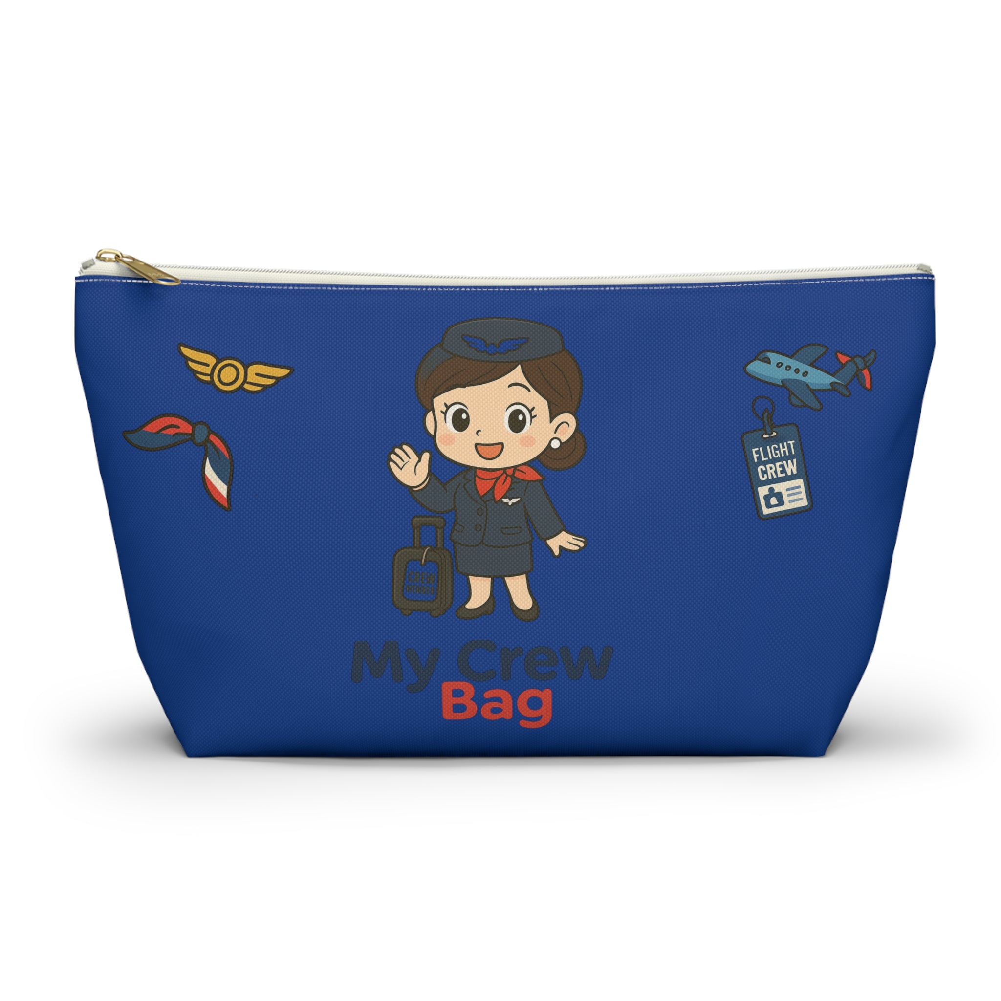 Flight Crew Accessory Pouch w T-bottom