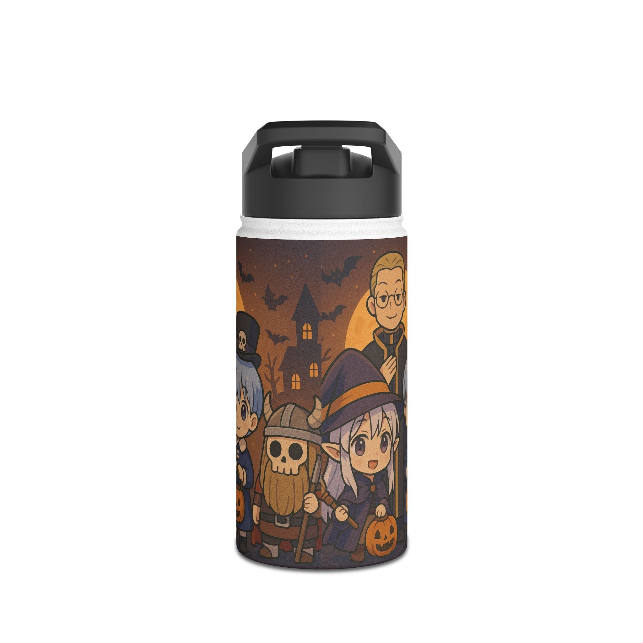 Anime Stainless Steel Water Bottle, Standard Lid
