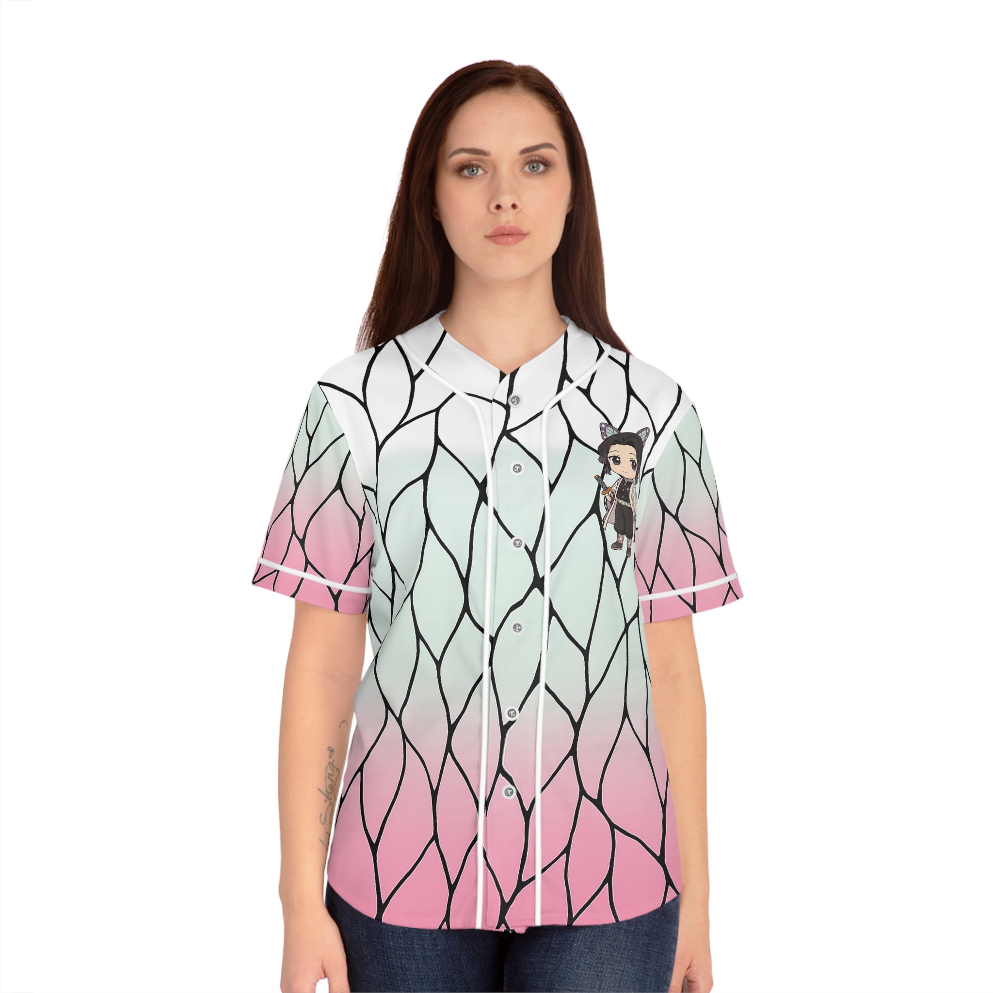 Kocho Women's Baseball Jersey (AOP)