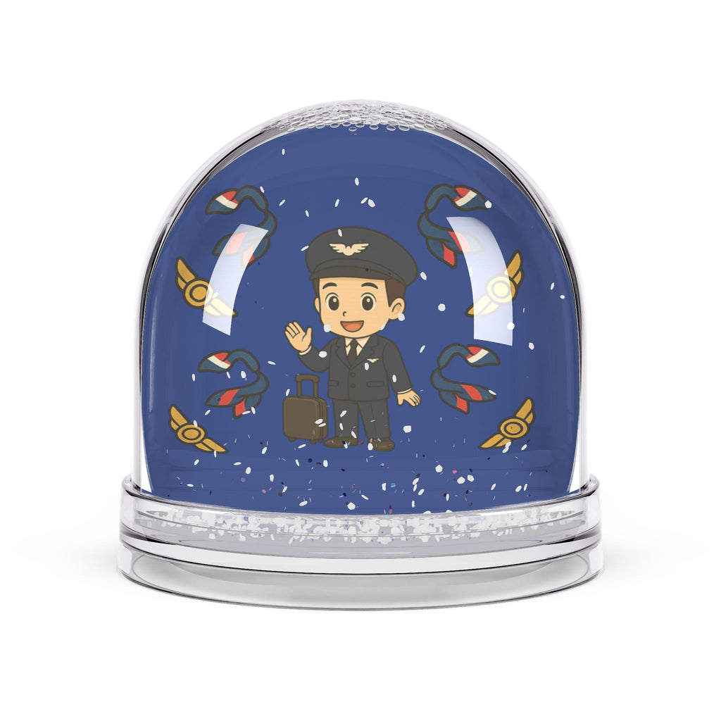 Flight Crew Snow Globe