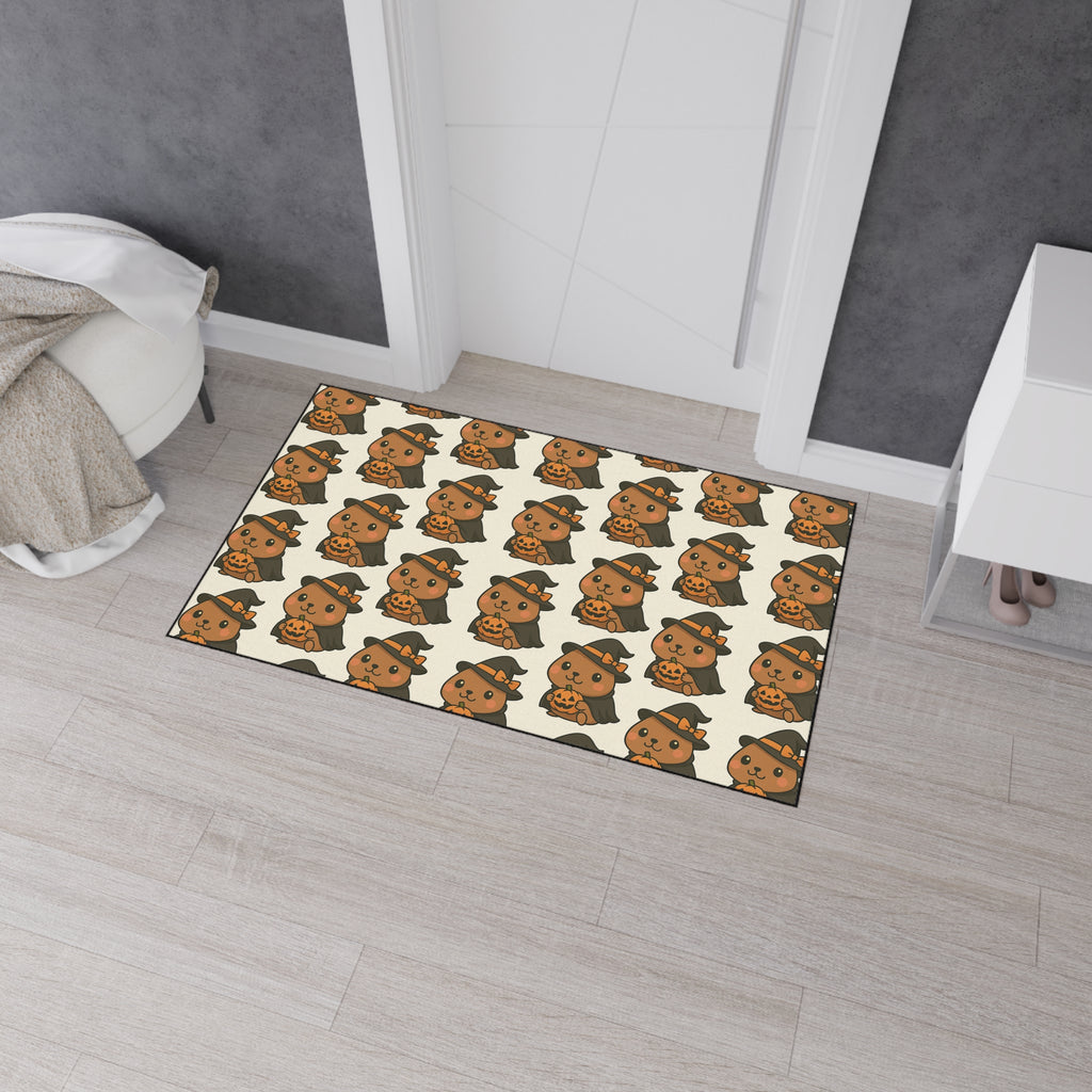Capybara Halloween Heavy Duty Floor Mat