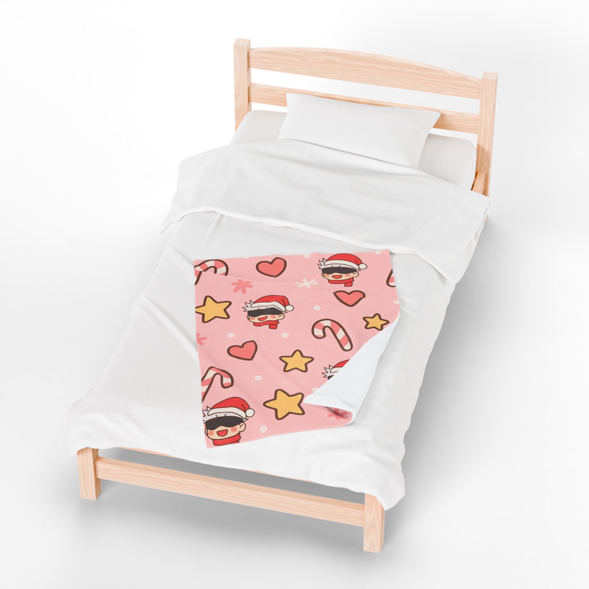 Gojo Christmas Velveteen Plush Blanket