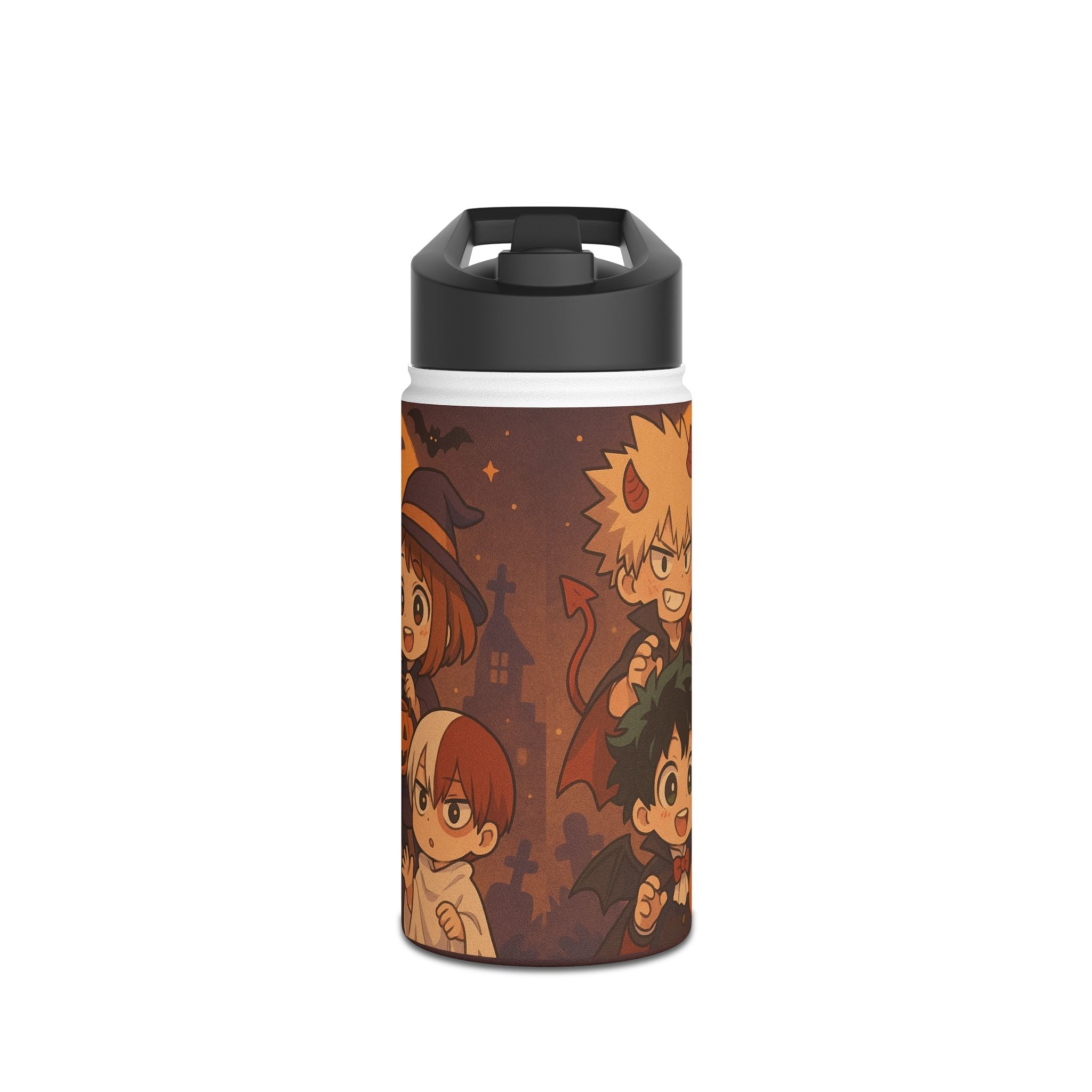 Anime Stainless Steel Water Bottle, Standard Lid