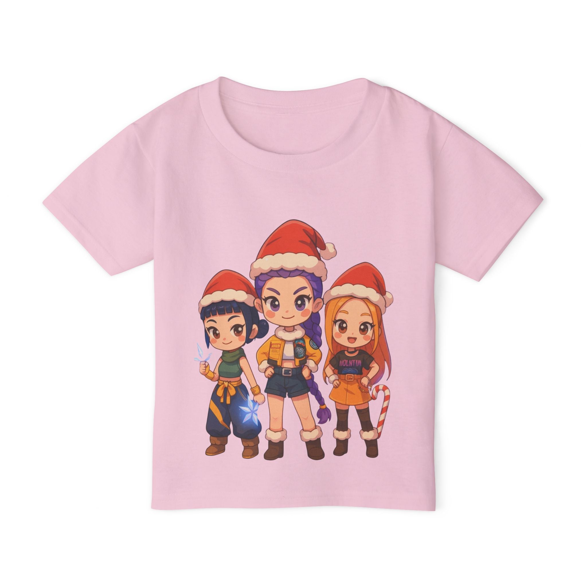 Kpop Demon Hunter Christmas Anime Heavy Cotton™ Toddler T-shirt