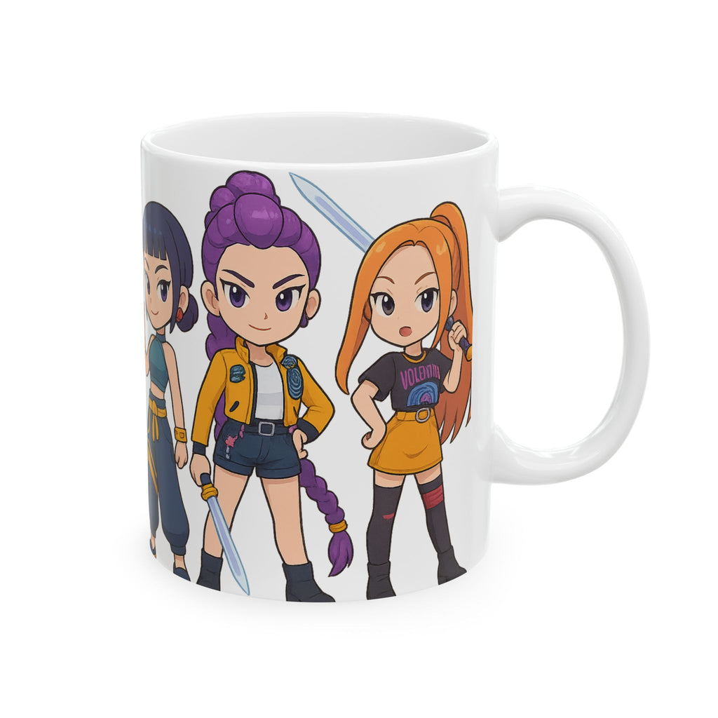 Kpop Demon hunters Ceramic Mug, (11oz, 15oz)