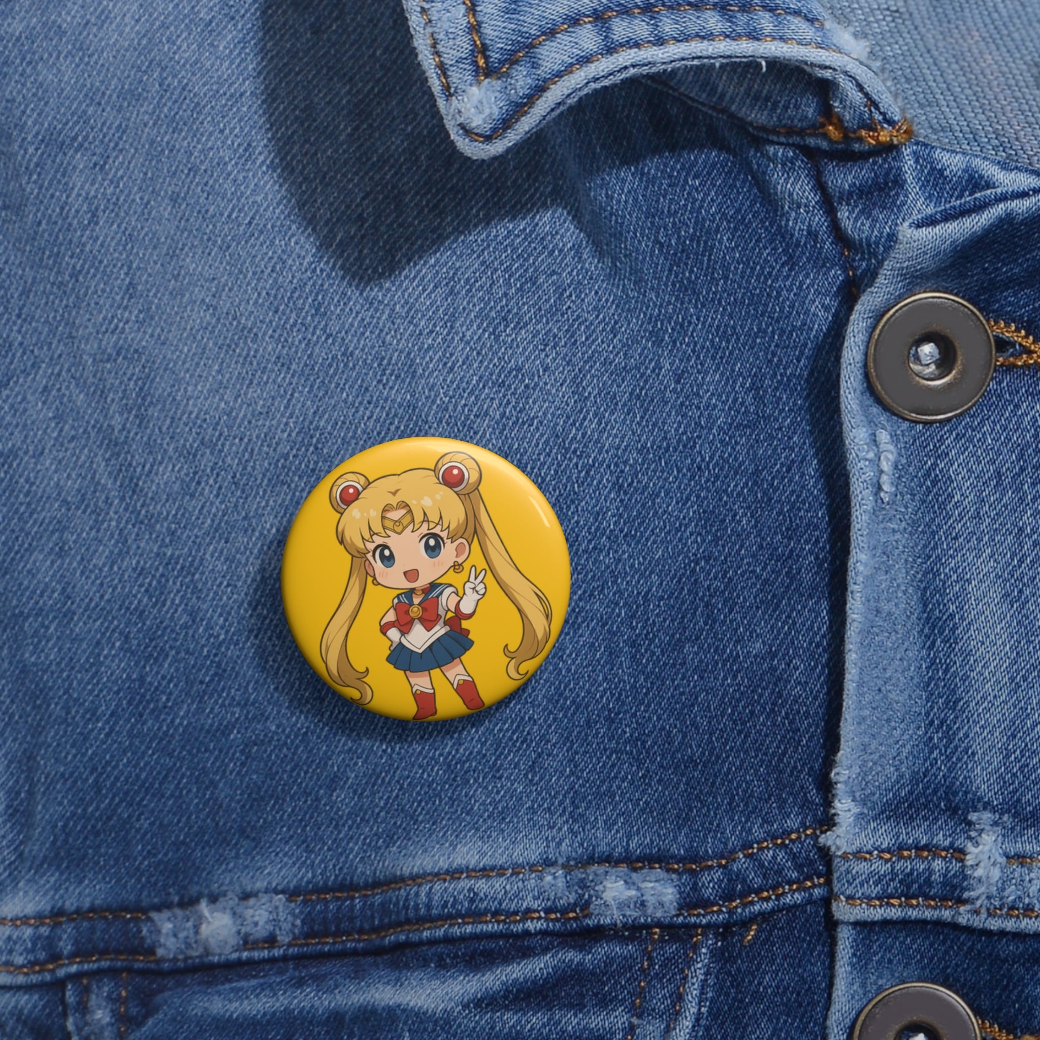 Sailor Moon Pin Buttons