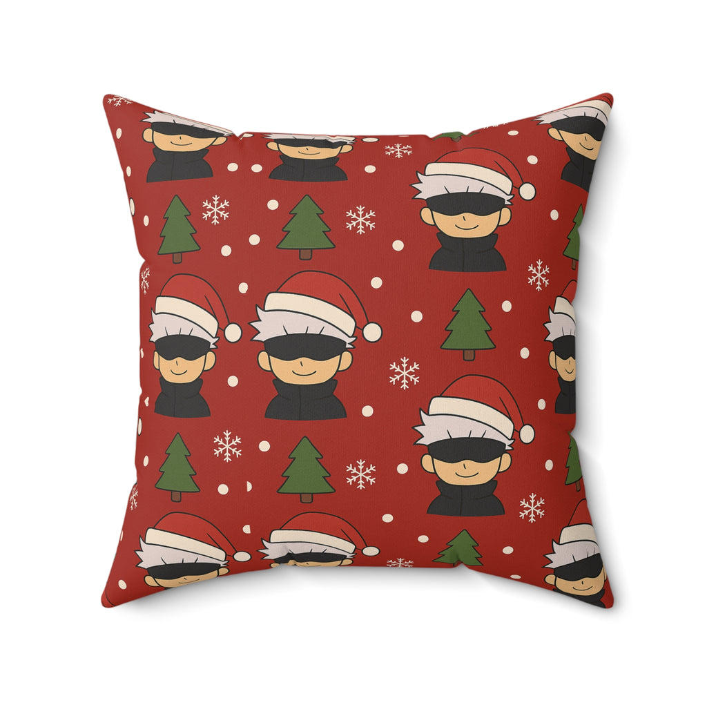 Gojo Christmas Spun Polyester Square Pillow