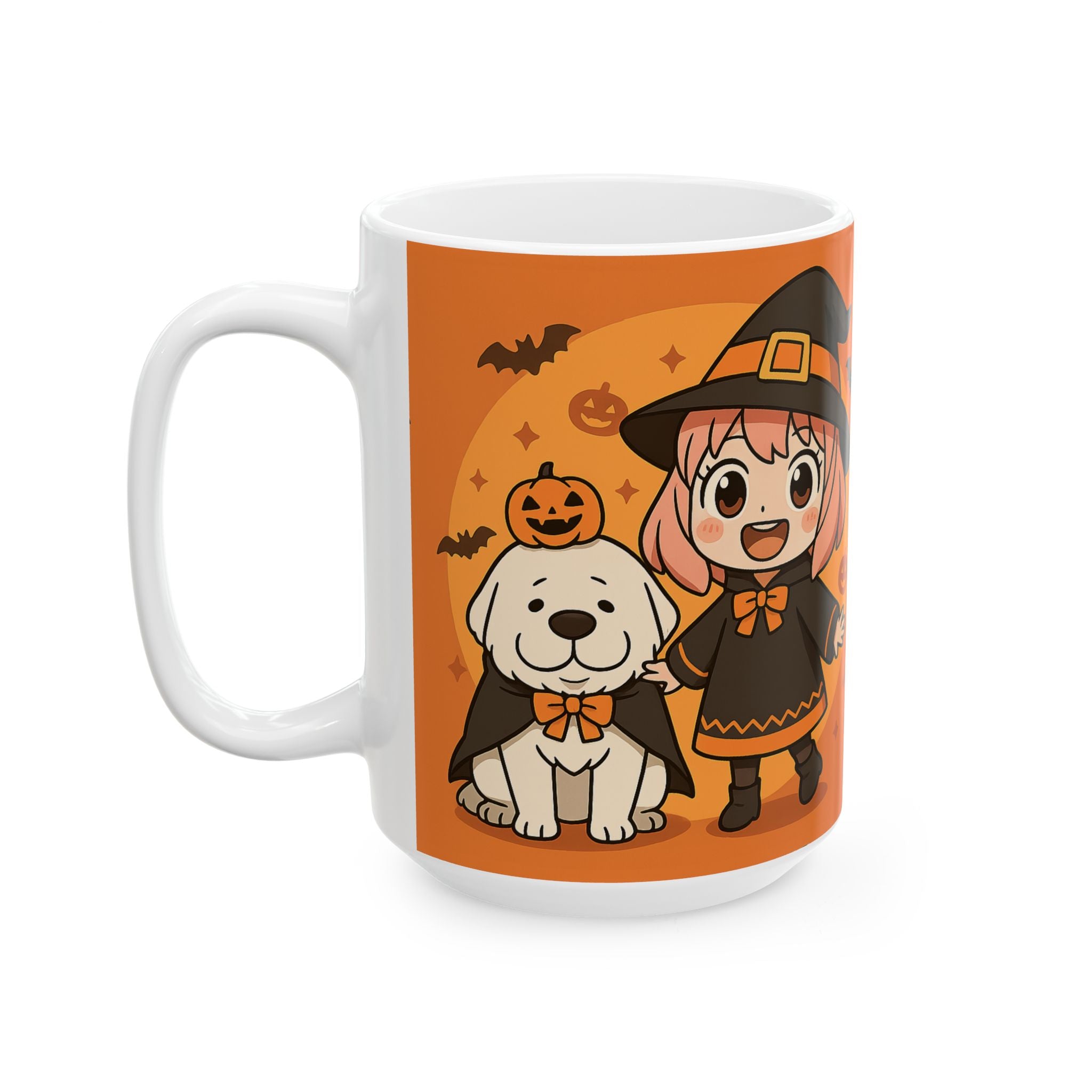 Spy x Family Anime Halloween Ceramic Mug, (11oz, 15oz)