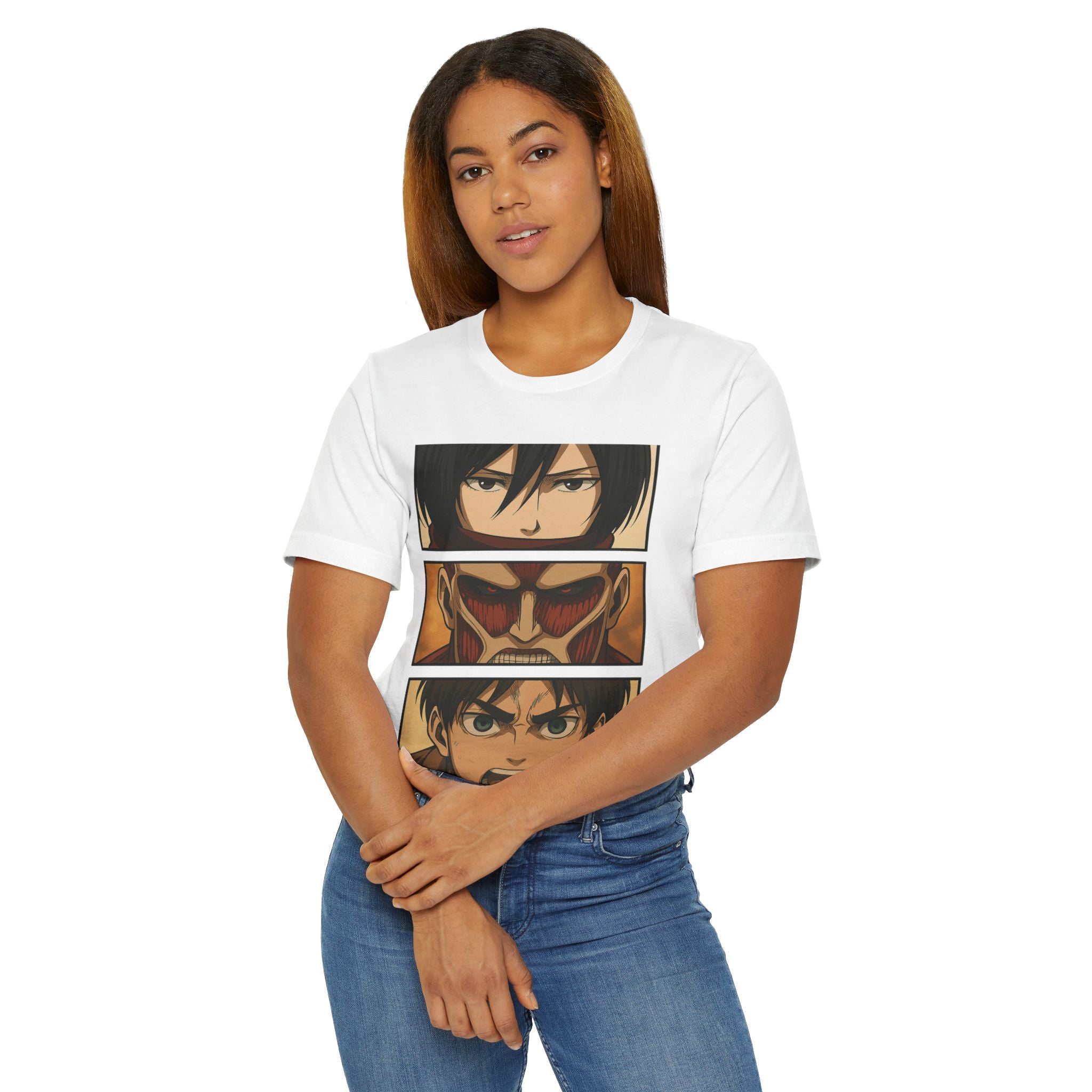 Attack on titan Anime Unisex Jersey T-Shirt